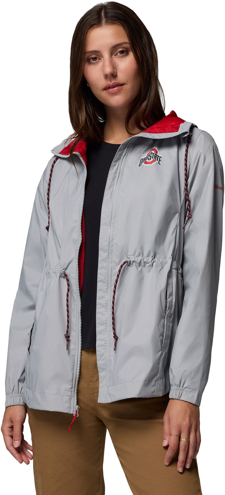 Columbia Women's Ohio State Buckeyes Columbia Grey Lily Park Jacket product image