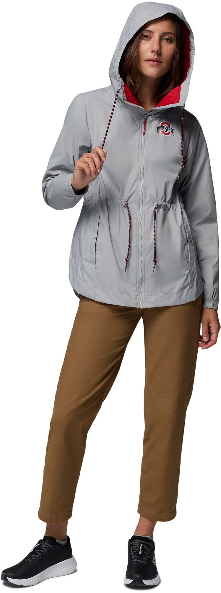 Columbia Women's Ohio State Buckeyes Columbia Grey Lily Park Jacket product image