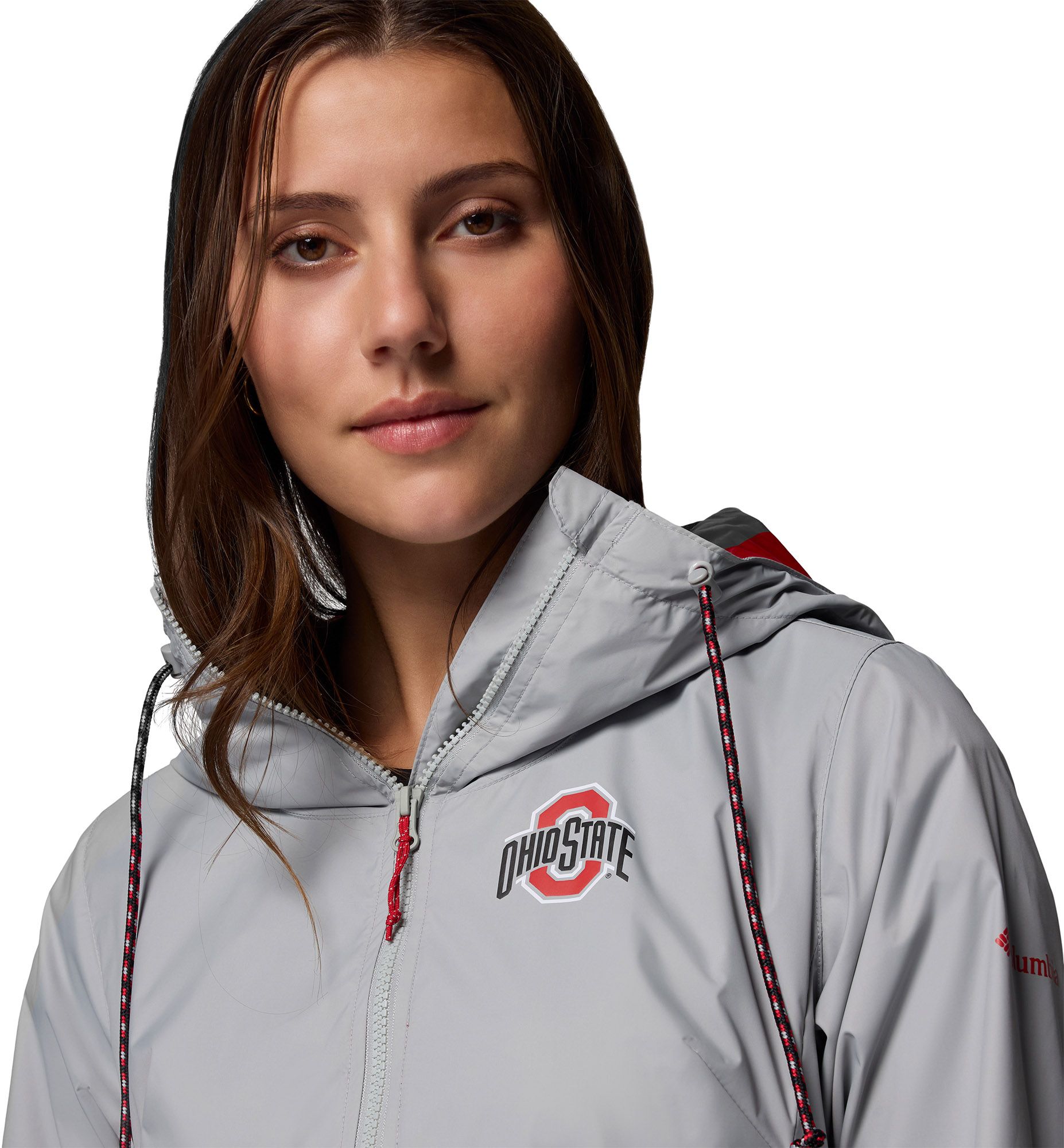 Columbia Women's Ohio State Buckeyes Columbia Grey Lily Park Jacket product image