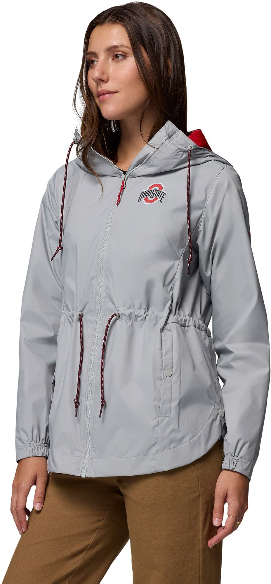 Columbia Women's Ohio State Buckeyes Columbia Grey Lily Park Jacket product image