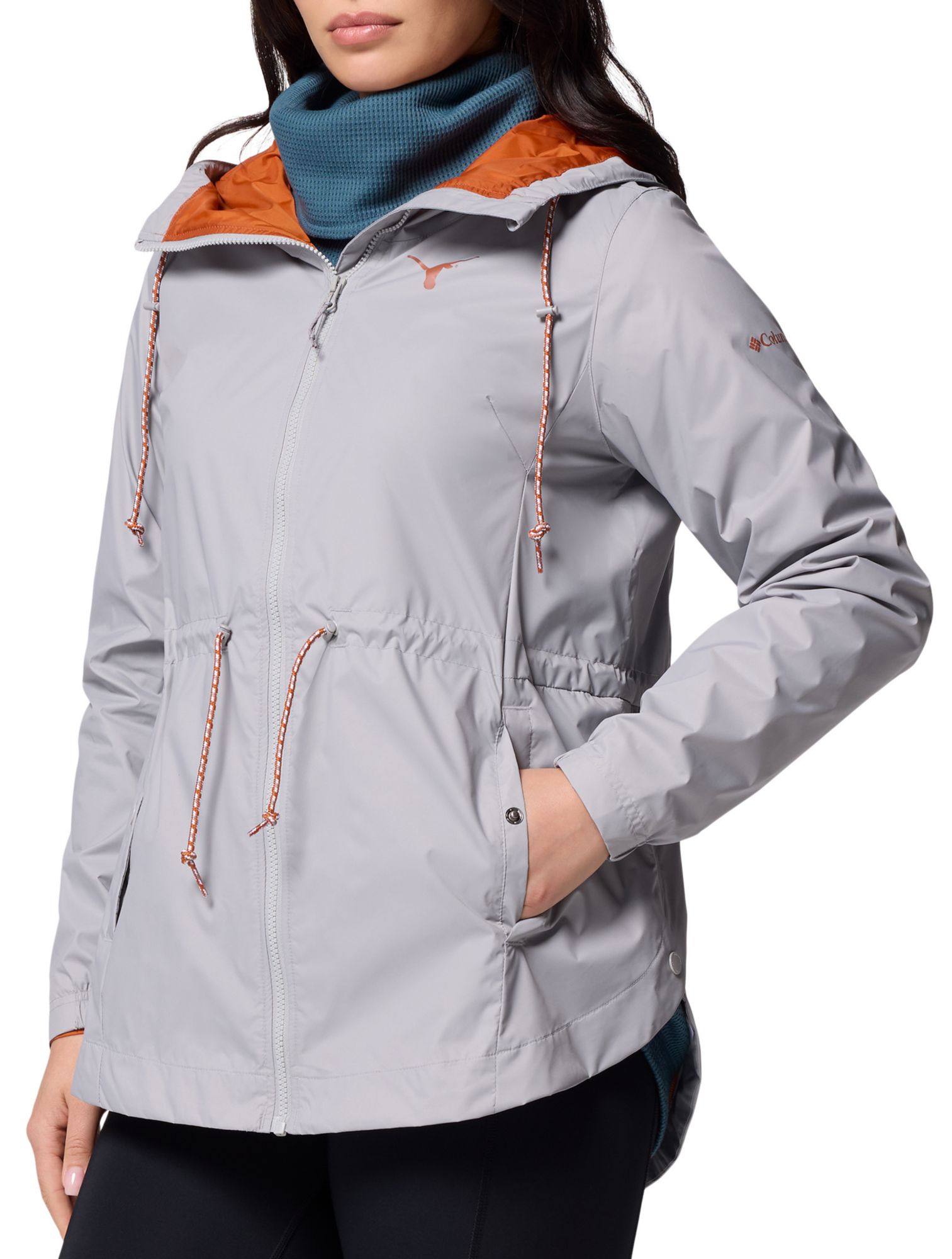 Columbia Women's Texas Longhorns Columbia Grey Lily Park Jacket product image