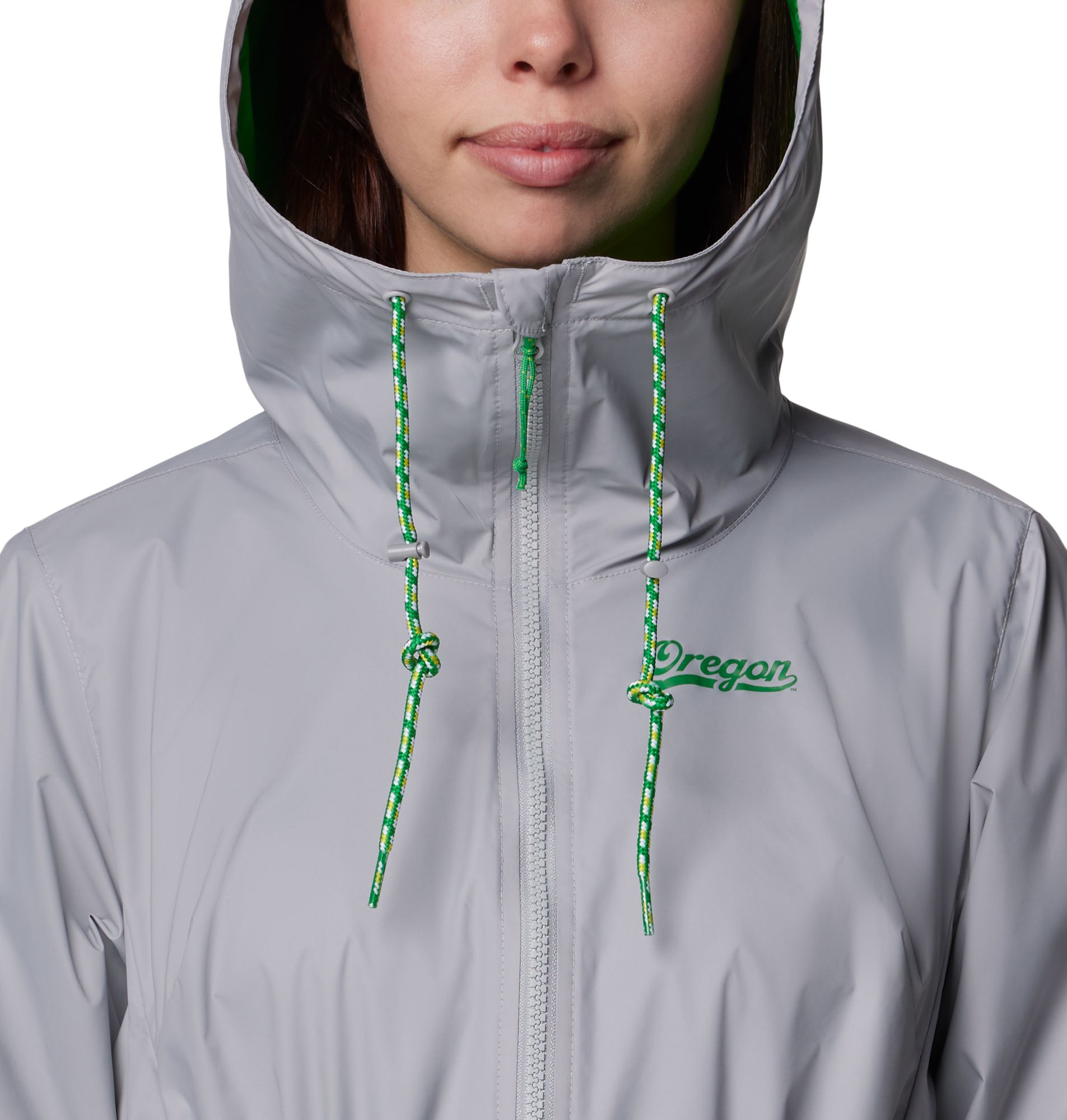 Columbia Women's Oregon Ducks Columbia Grey Lily Park Jacket product image