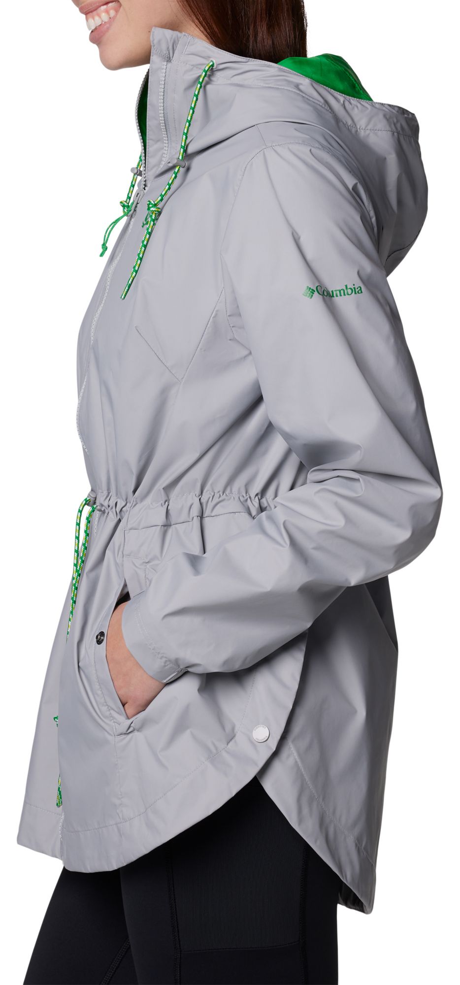 Columbia Women's Oregon Ducks Columbia Grey Lily Park Jacket product image