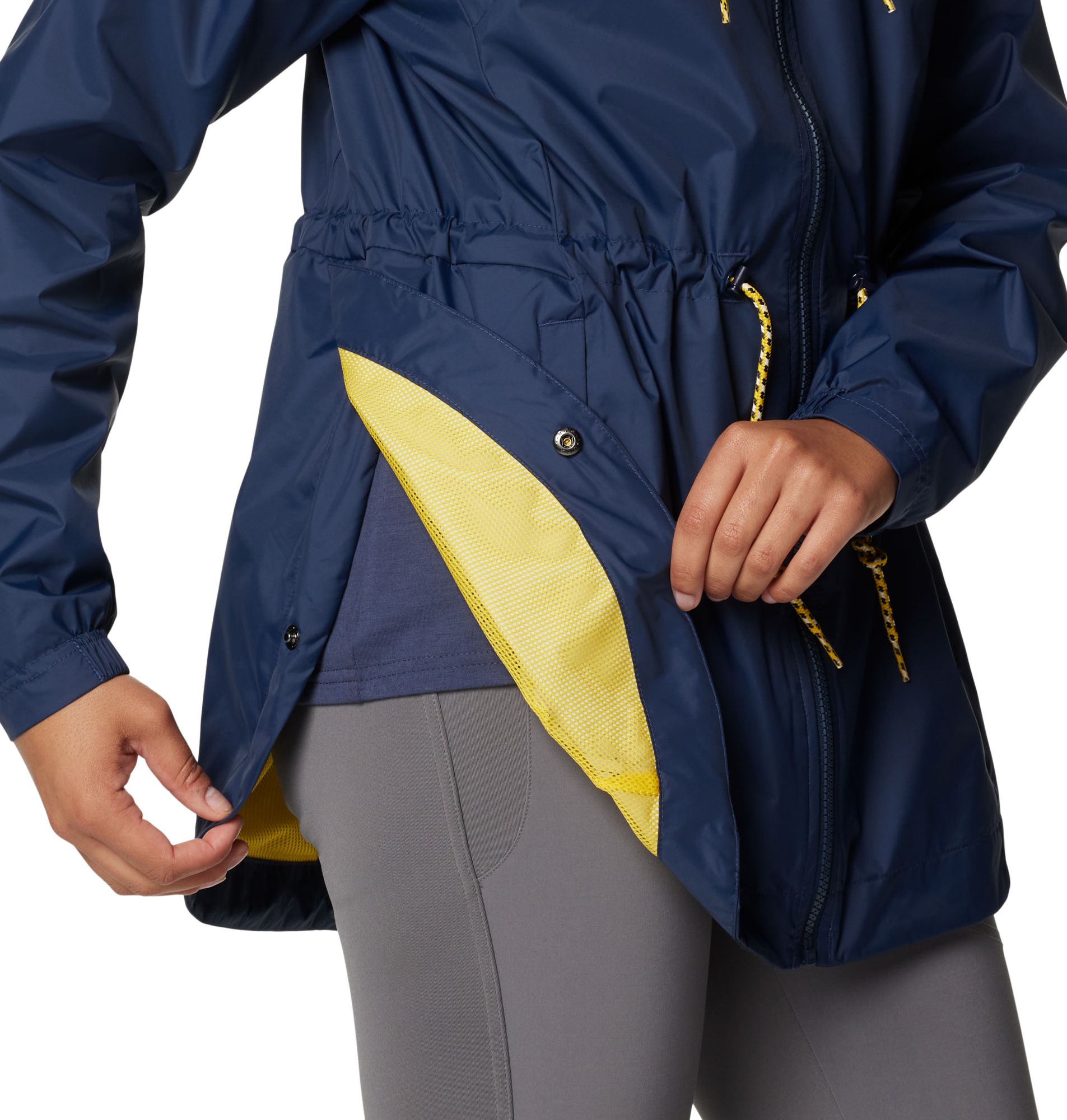 Columbia Women's Michigan Wolverines Collegiate Navy Lily Park Jacket product image