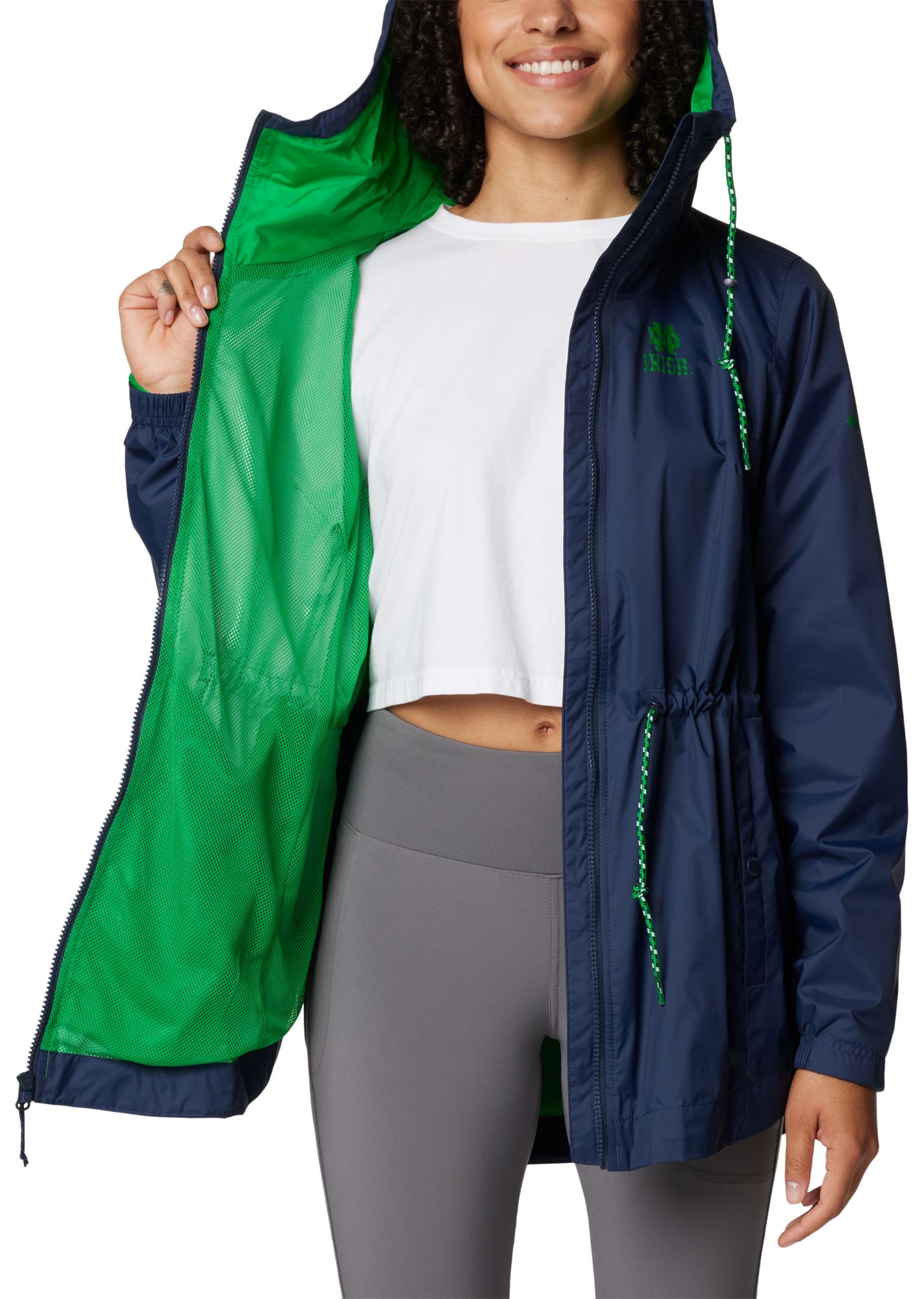 Columbia Women's Notre Dame Fighting Irish Collegiate Navy Lily Park Jacket product image