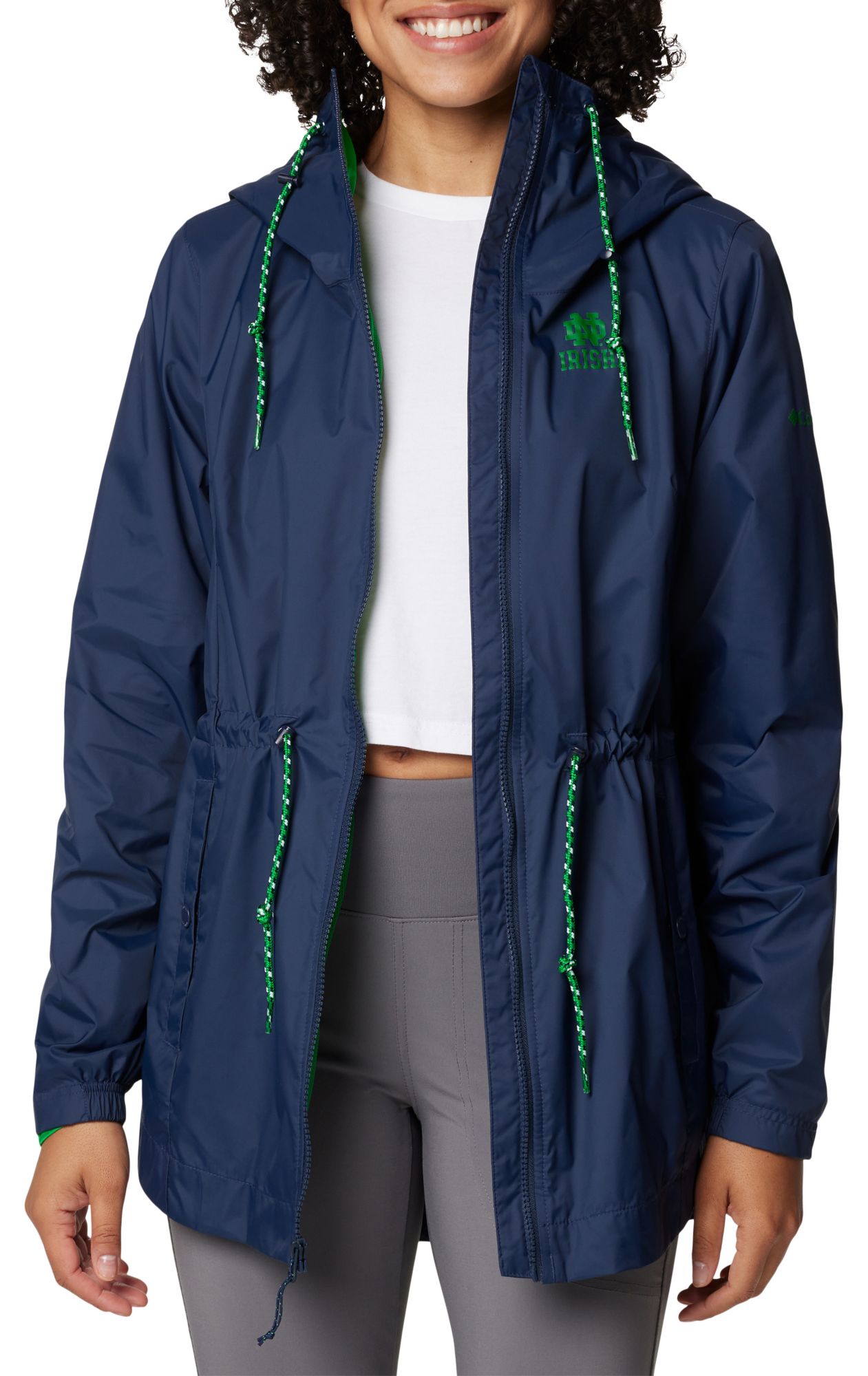Columbia Women's Notre Dame Fighting Irish Collegiate Navy Lily Park Jacket product image