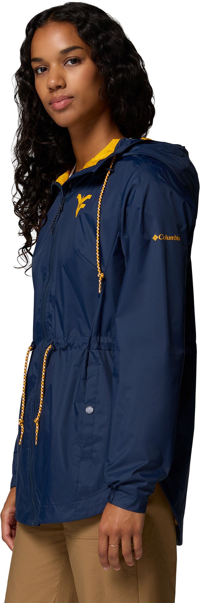 Columbia Women's West Virginia Mountaineers Collegiate Navy Lily Park Jacket product image