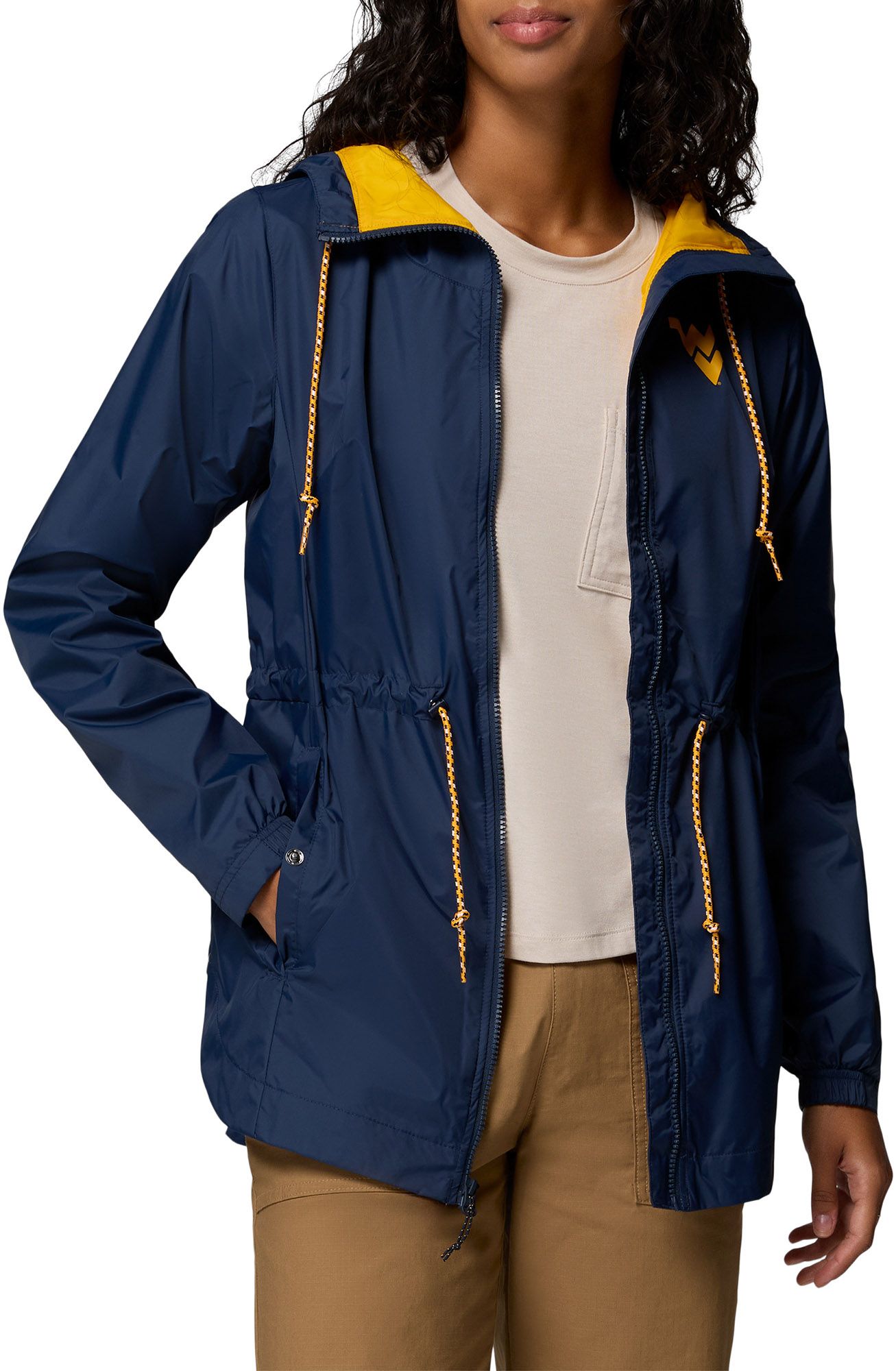 Columbia Women's West Virginia Mountaineers Collegiate Navy Lily Park Jacket product image