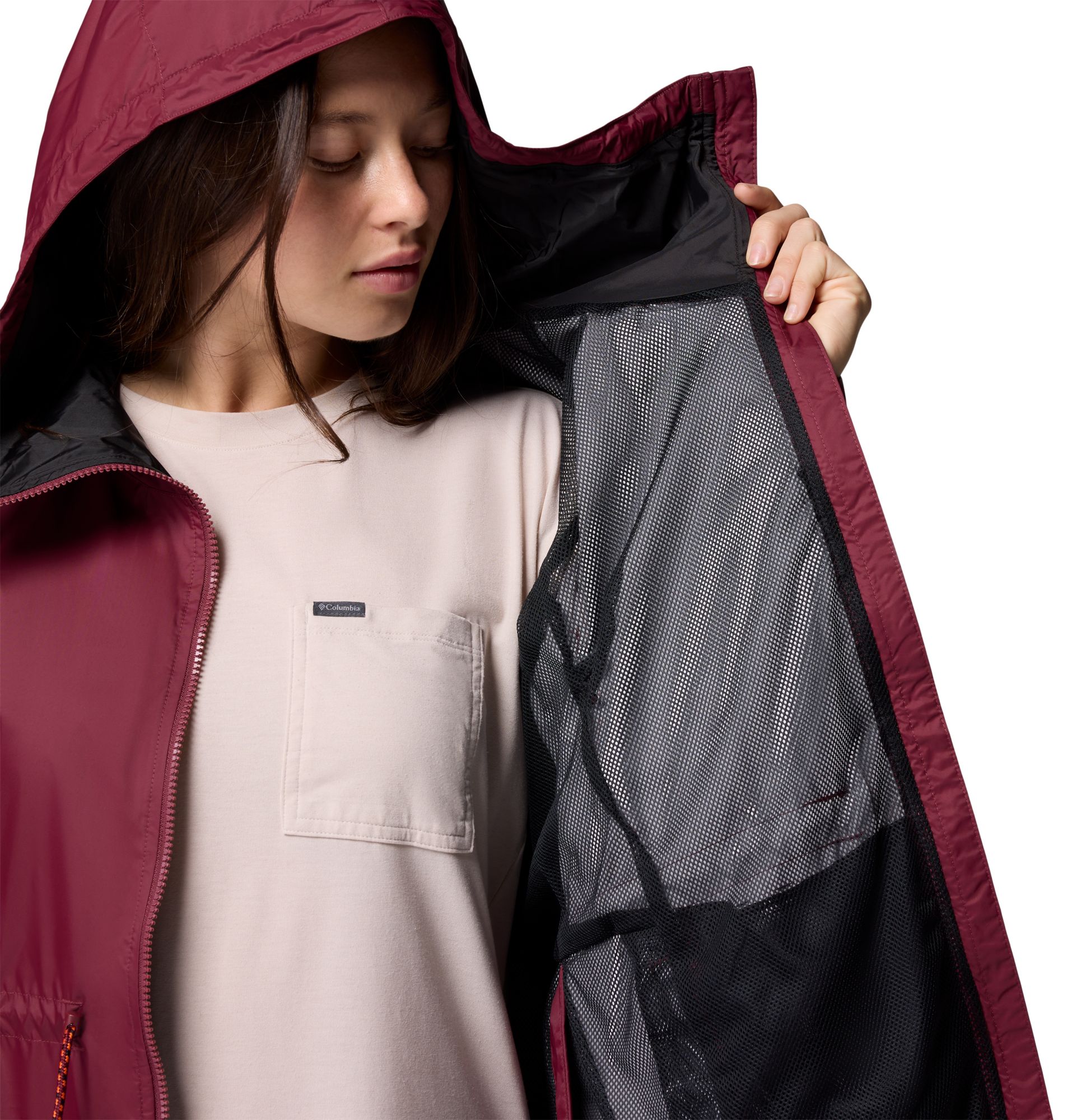 Columbia Women's Virginia Tech Hokies Deep Maroon Lily Park Jacket product image