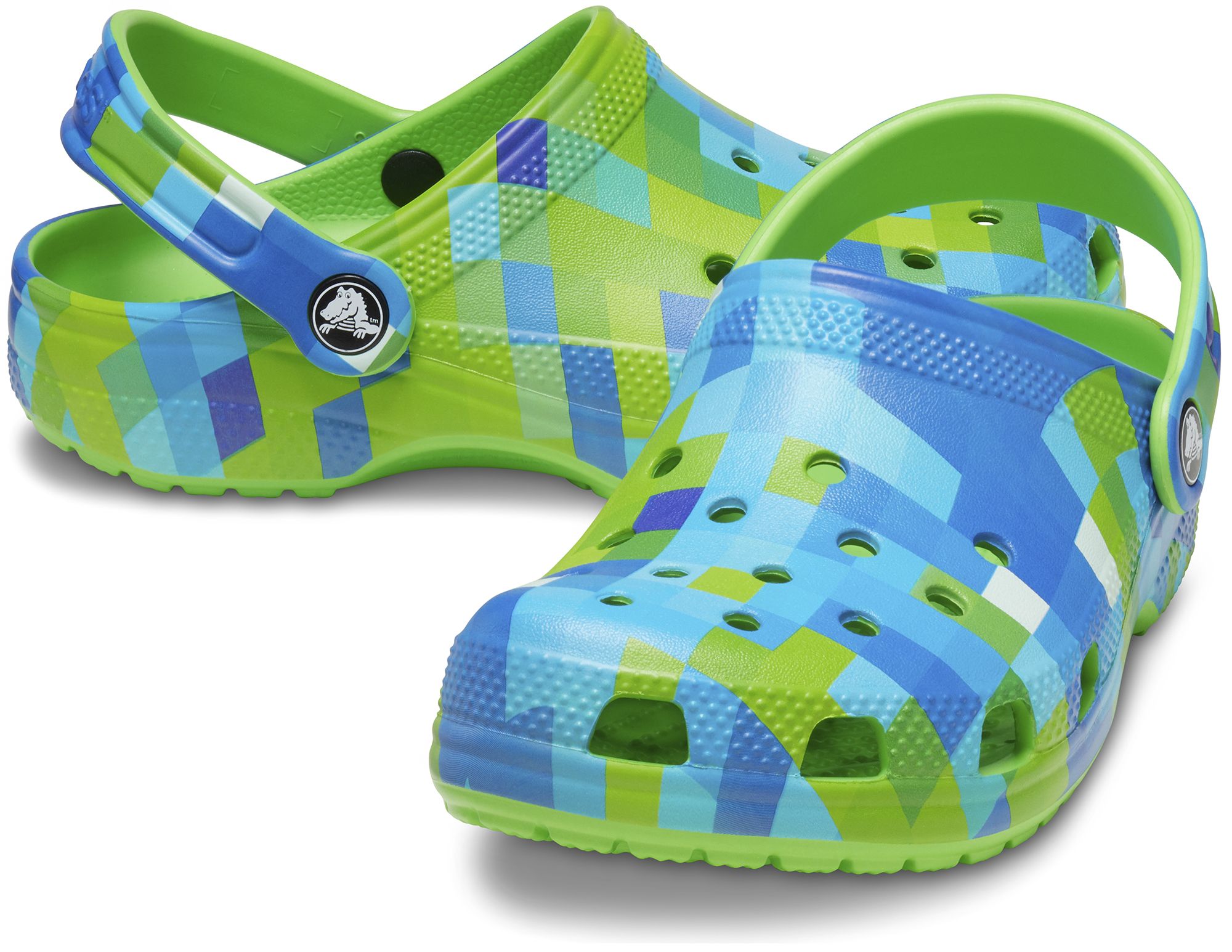 Crocs Kids' Classic Digi Block Clogs