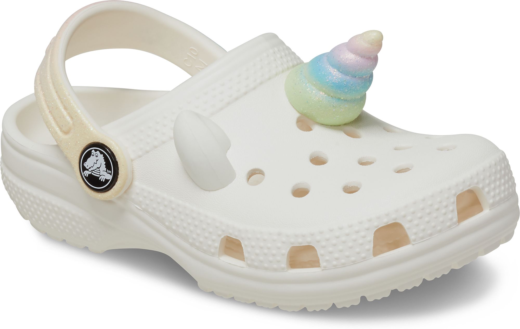 Crocs Toddler Classic IAM Rainbow Unicorn Clogs product image