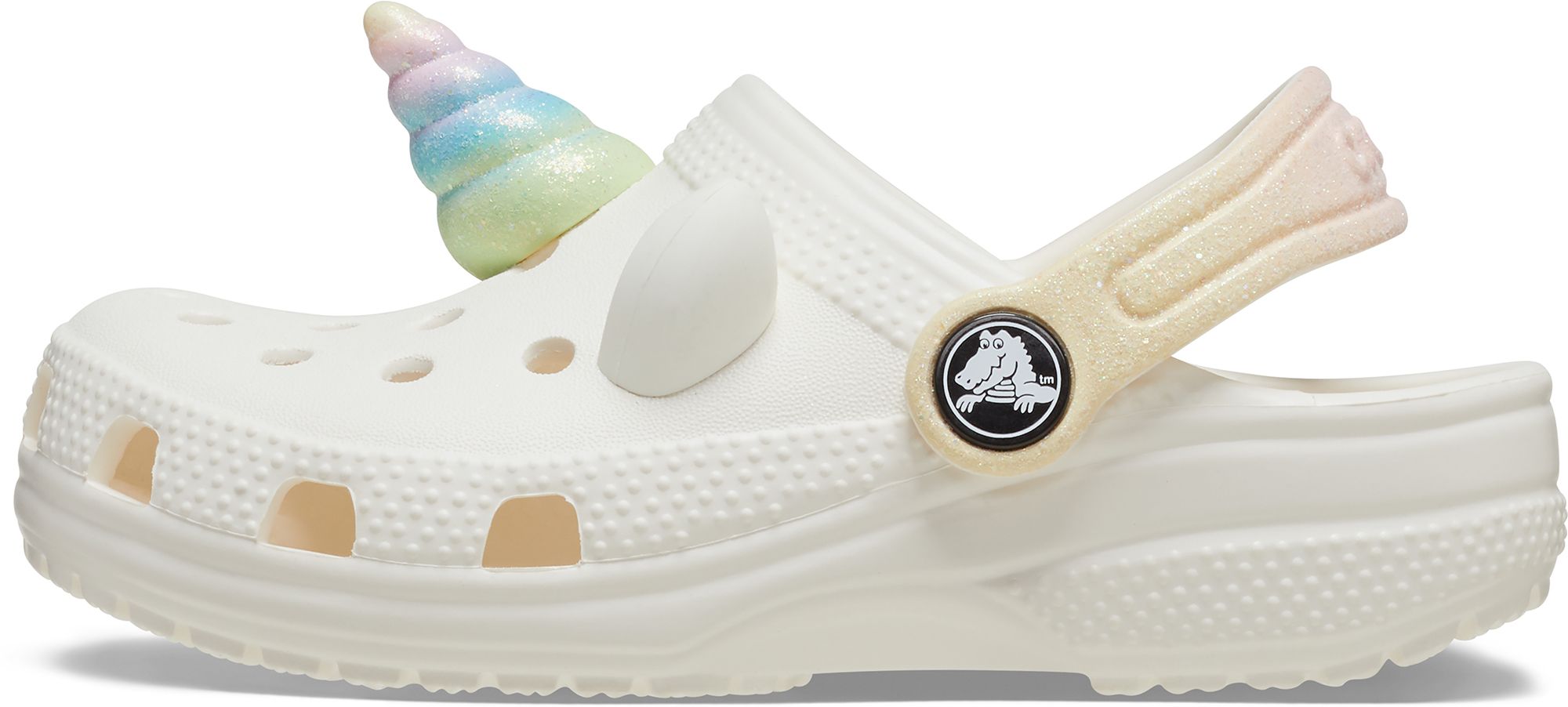 Crocs Toddler Classic IAM Rainbow Unicorn Clogs product image