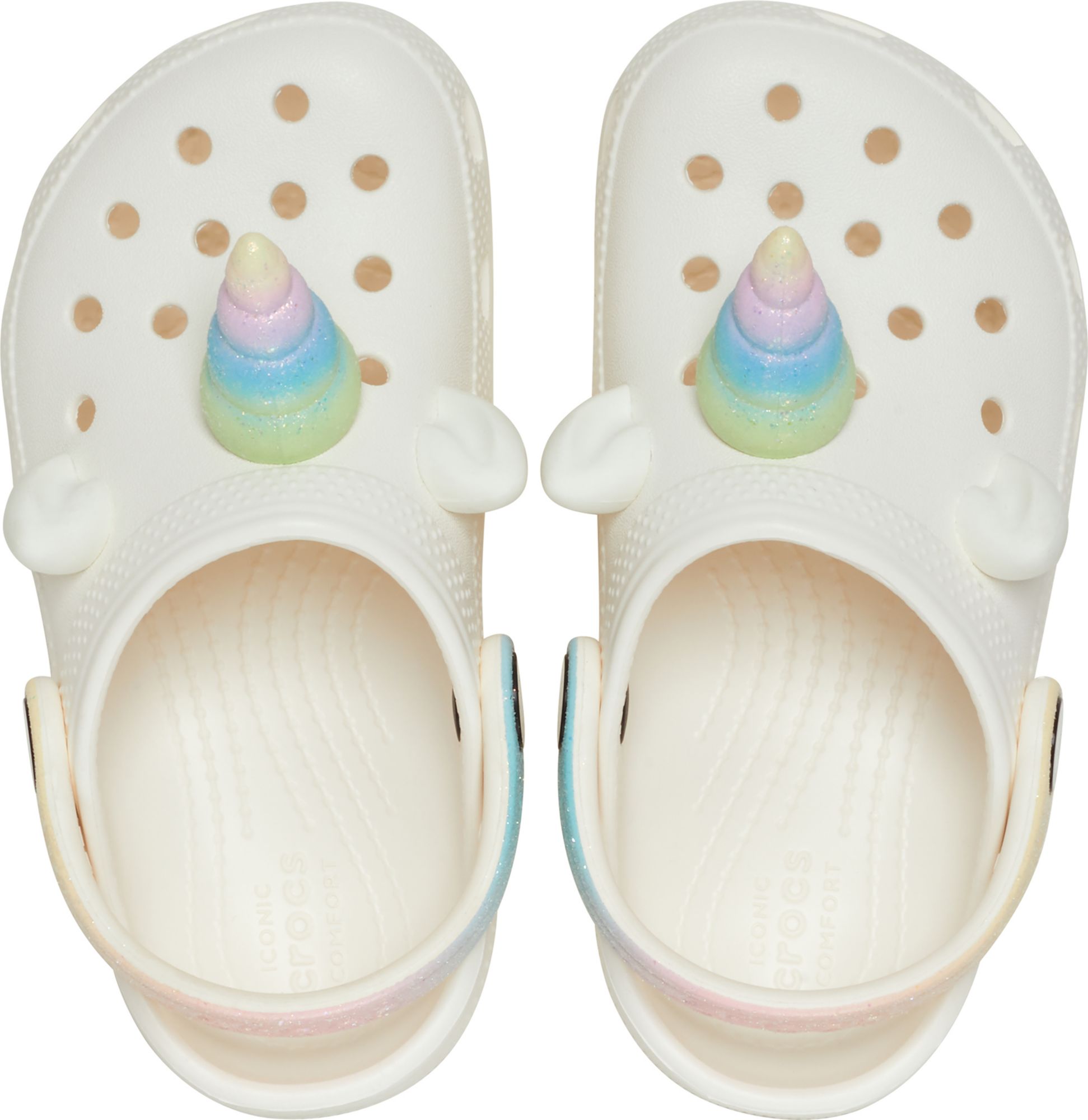 Crocs Toddler Classic IAM Rainbow Unicorn Clogs product image