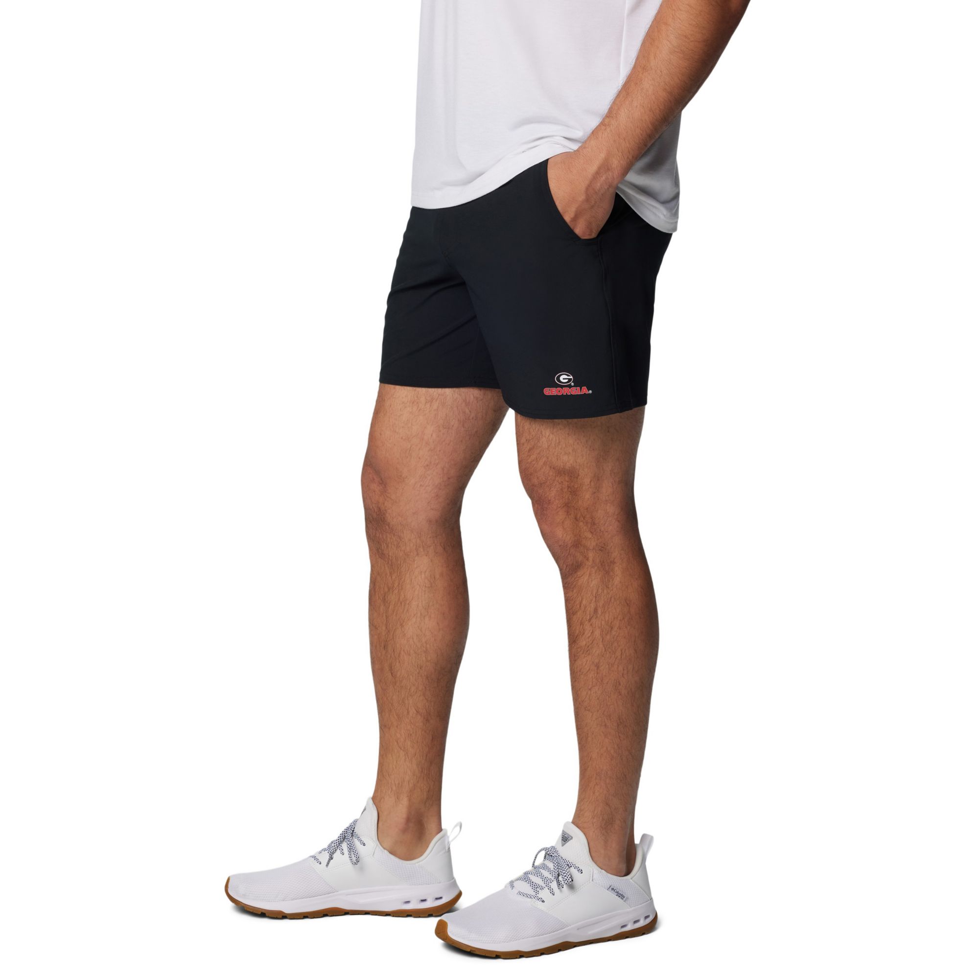Columbia Men's Georgia Bulldogs Black Terminal Roamer Shorts product image