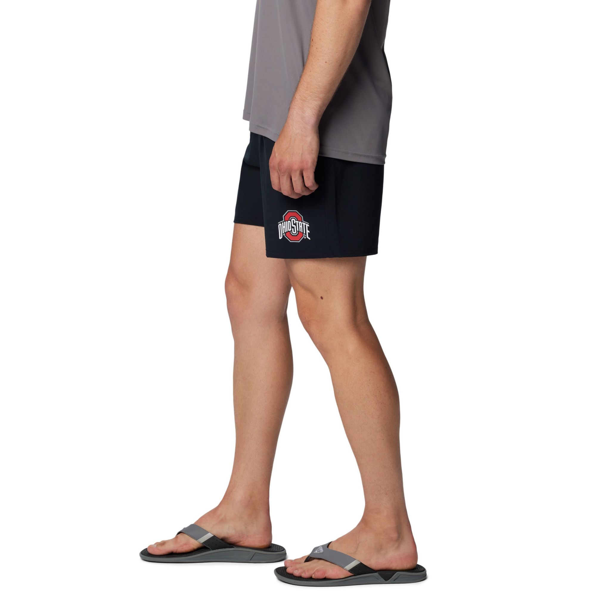 Columbia Men's Ohio State Buckeyes Black Terminal Roamer Shorts product image