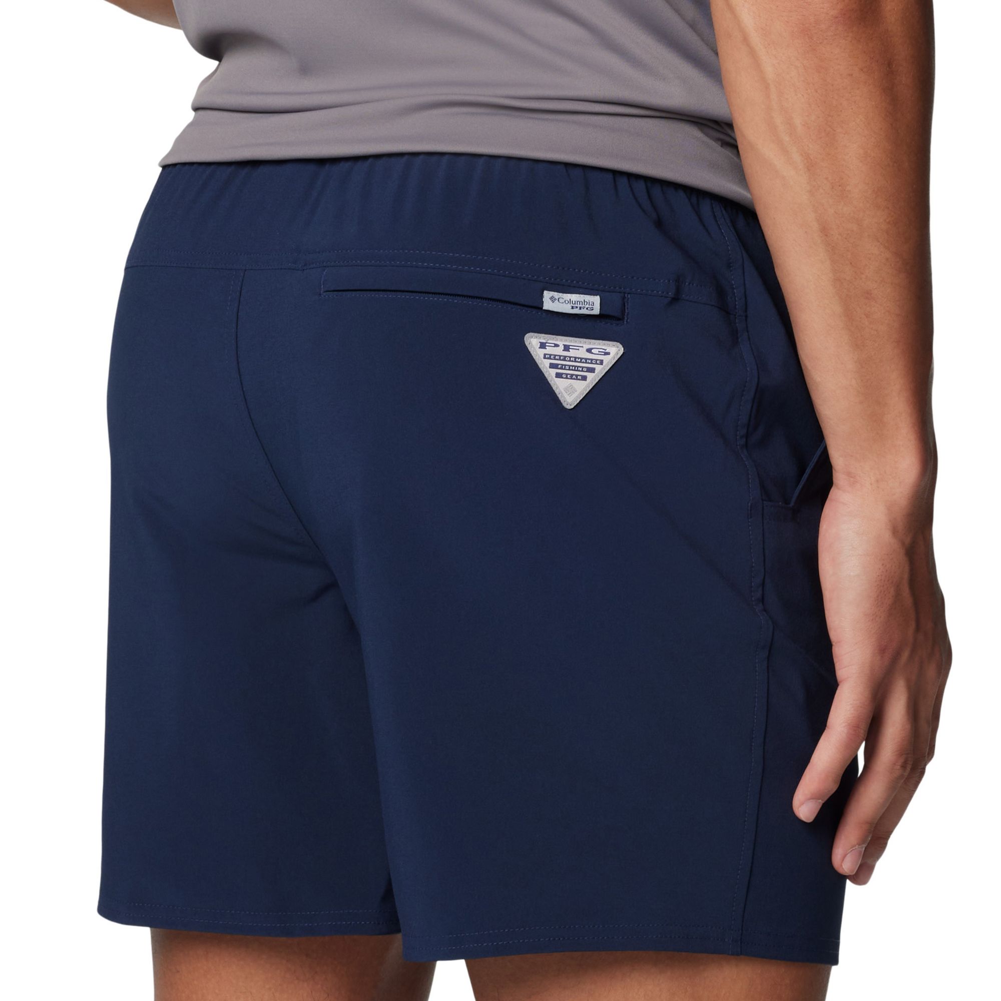 Columbia Men's Michigan Wolverines Navy Terminal Roamer Shorts product image