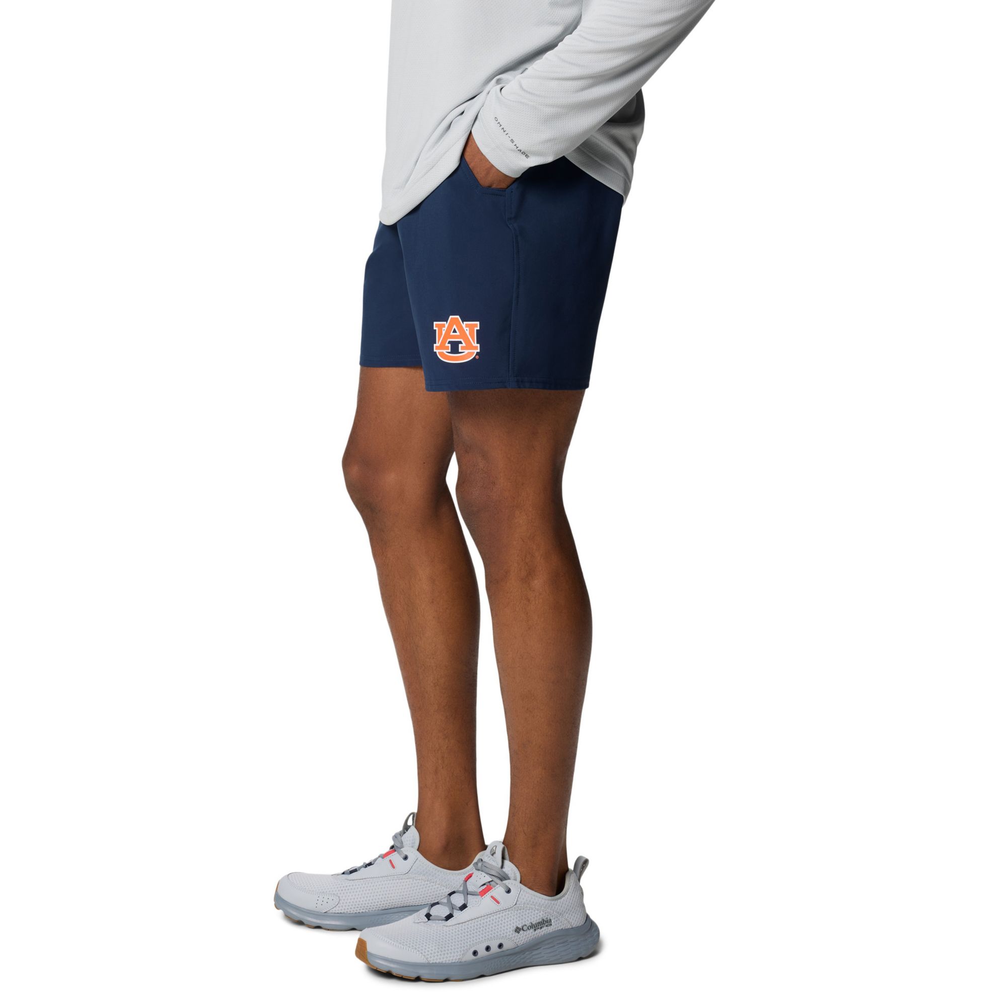 Columbia Men's Auburn Tigers Navy Terminal Roamer Shorts product image