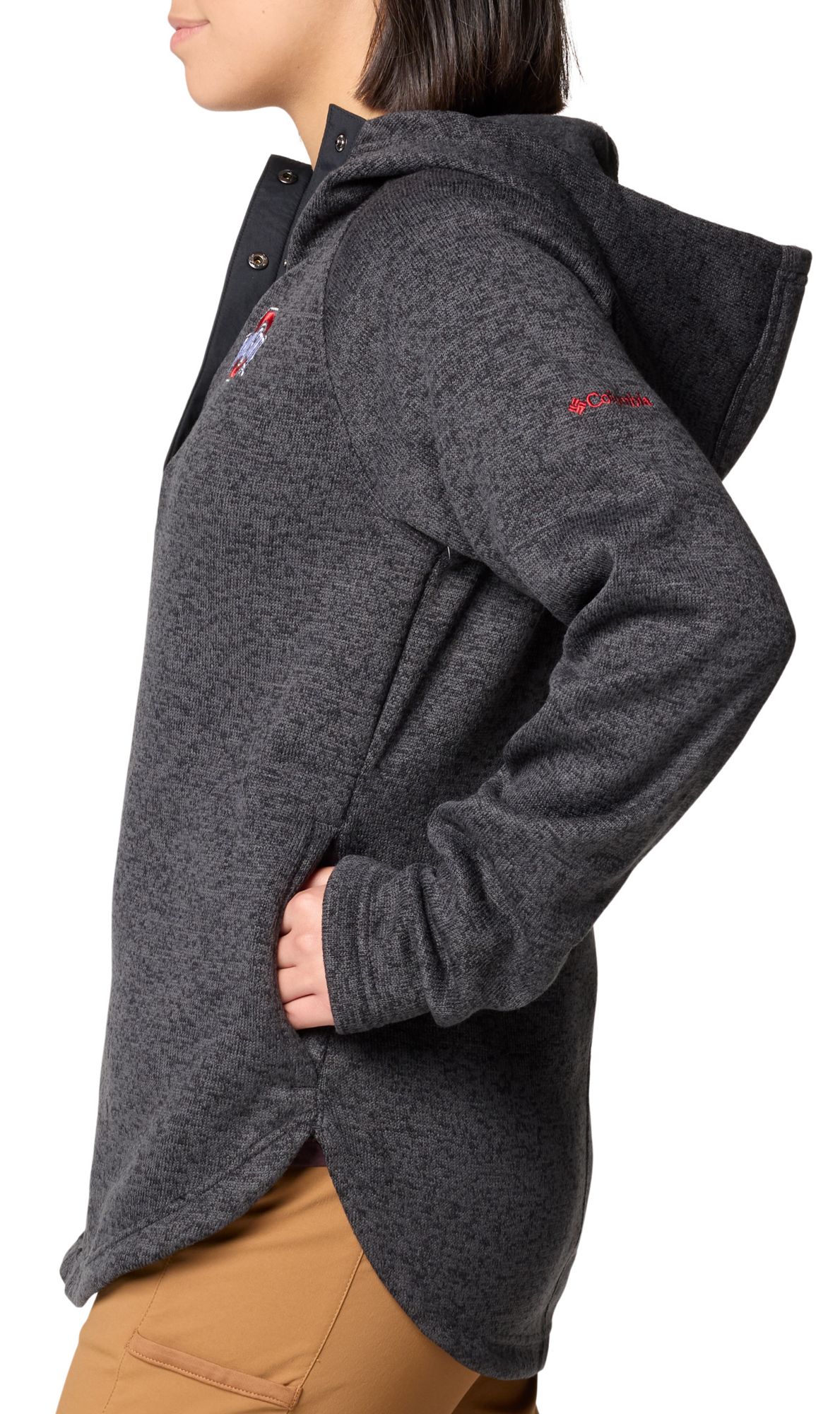 Columbia Women's Ohio State Buckeyes Black Sweater Weather 1/2 Zip Pullover product image