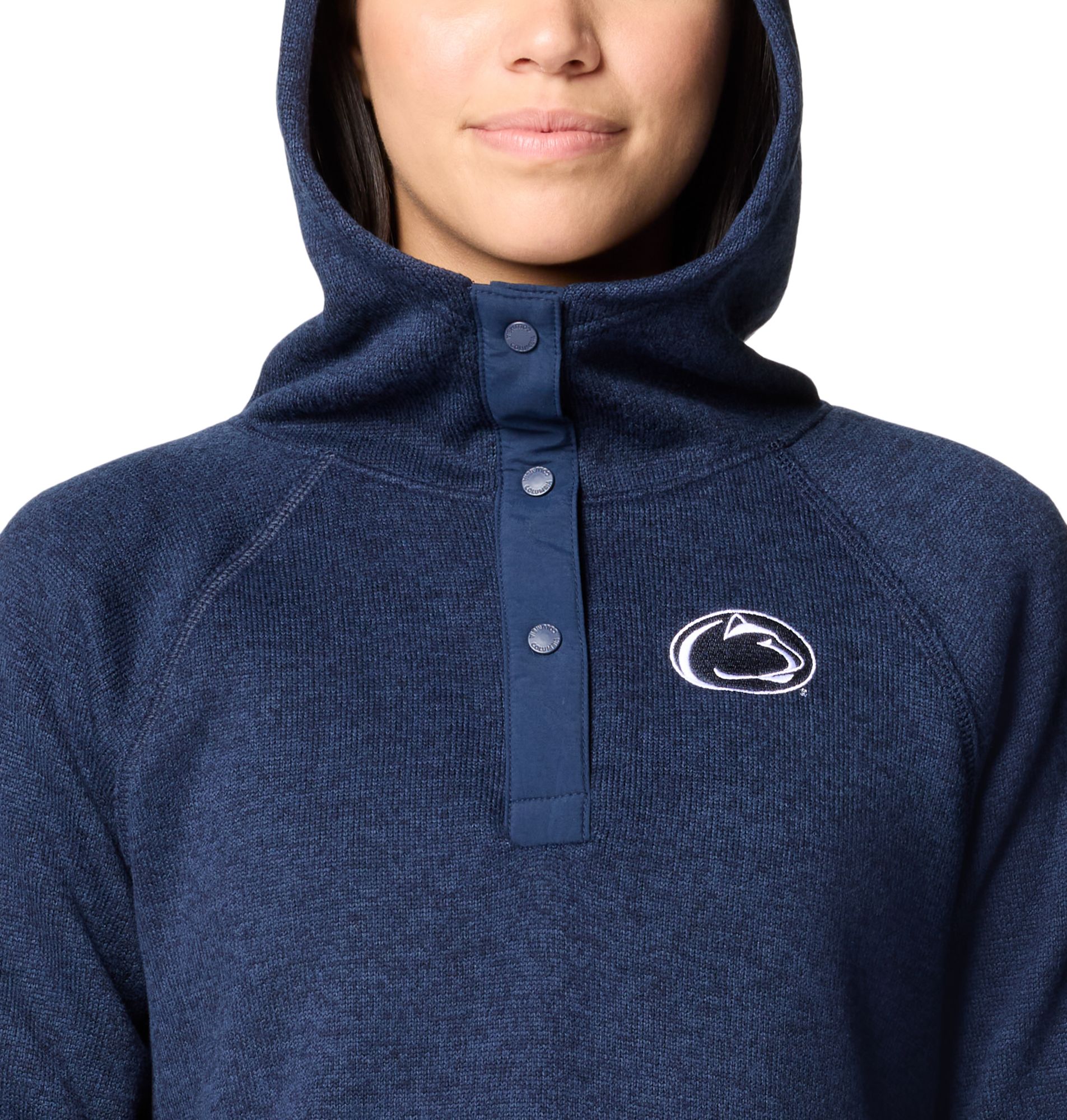 Columbia Women's Penn State Nittany Lions Collegiate Navy Sweater Weather 1/2 Zip Pullover product image