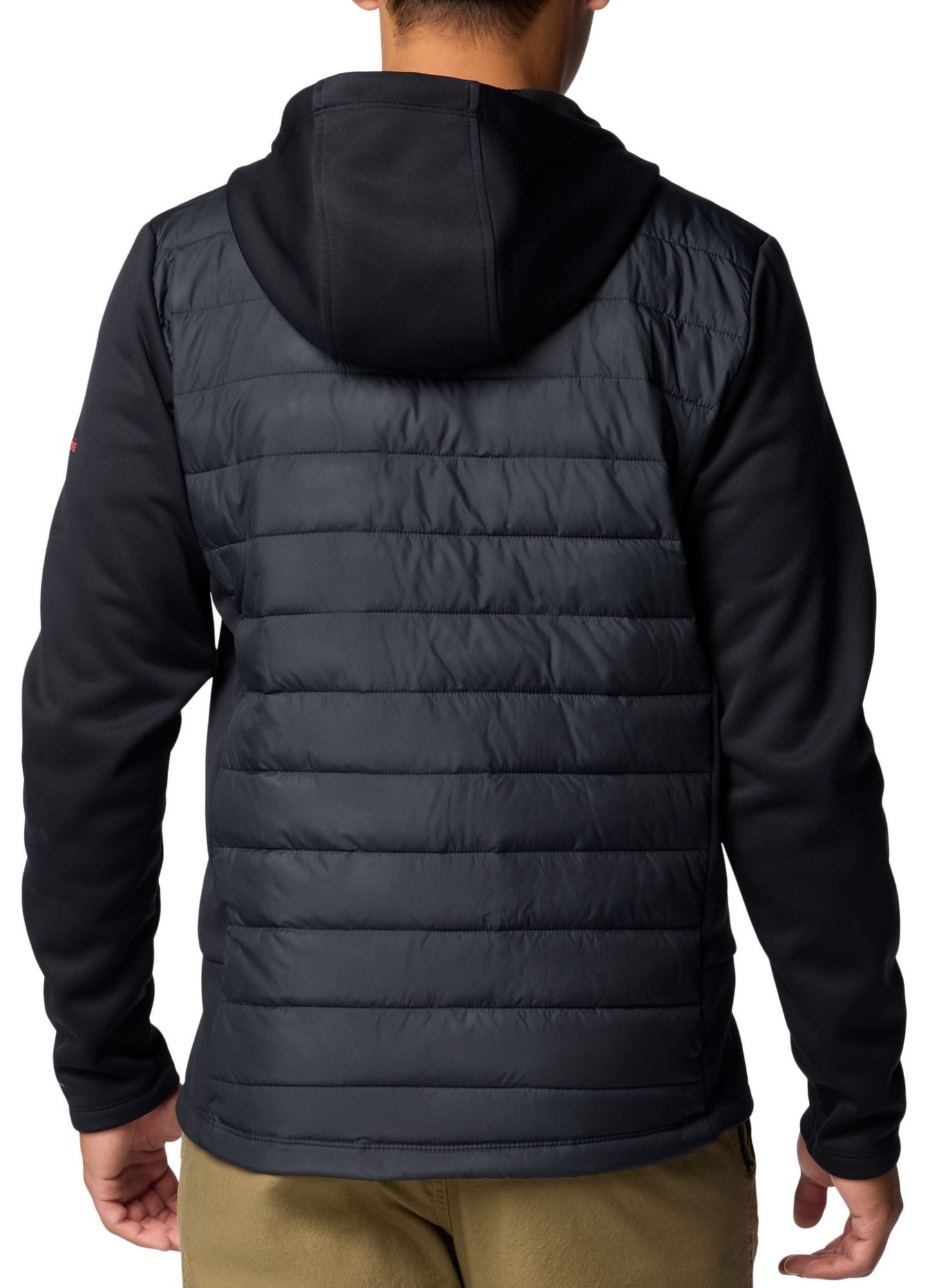 Columbia Men's Georgia Bulldogs Black Hybrid Full-Zip Jacket product image