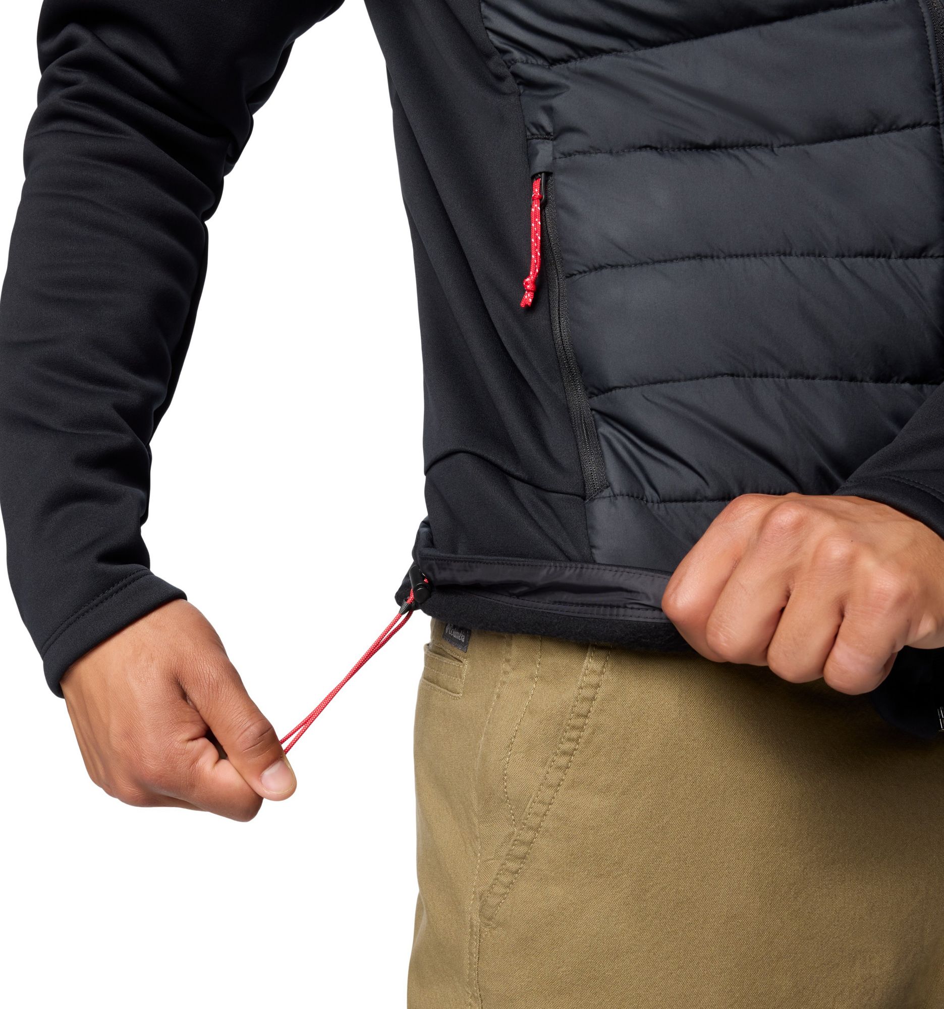 Columbia Men's Georgia Bulldogs Black Hybrid Full-Zip Jacket product image