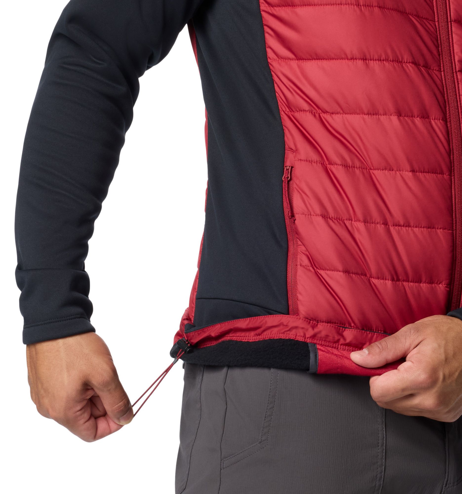 Columbia Men's South Carolina Gamecocks Black Hybrid Full-Zip Jacket product image