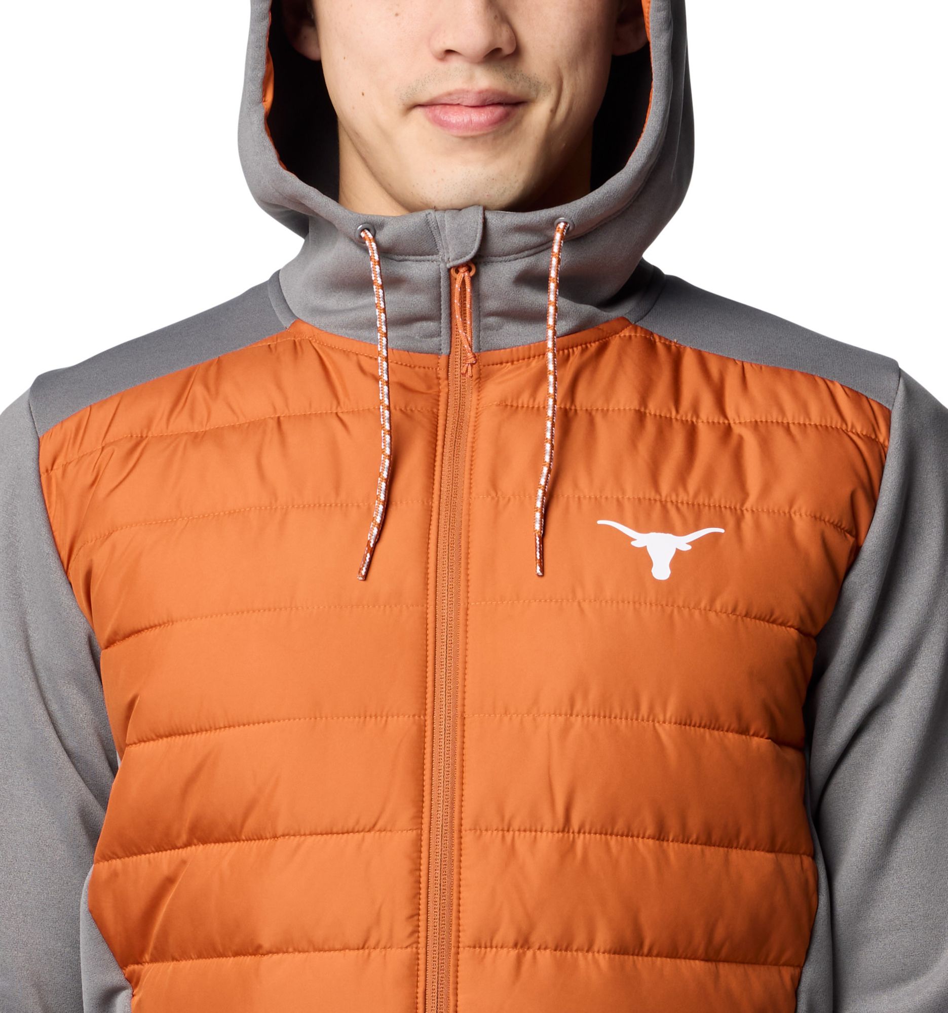 Columbia Men's Texas Longhorns City Grey Hybrid Full-Zip Jacket product image