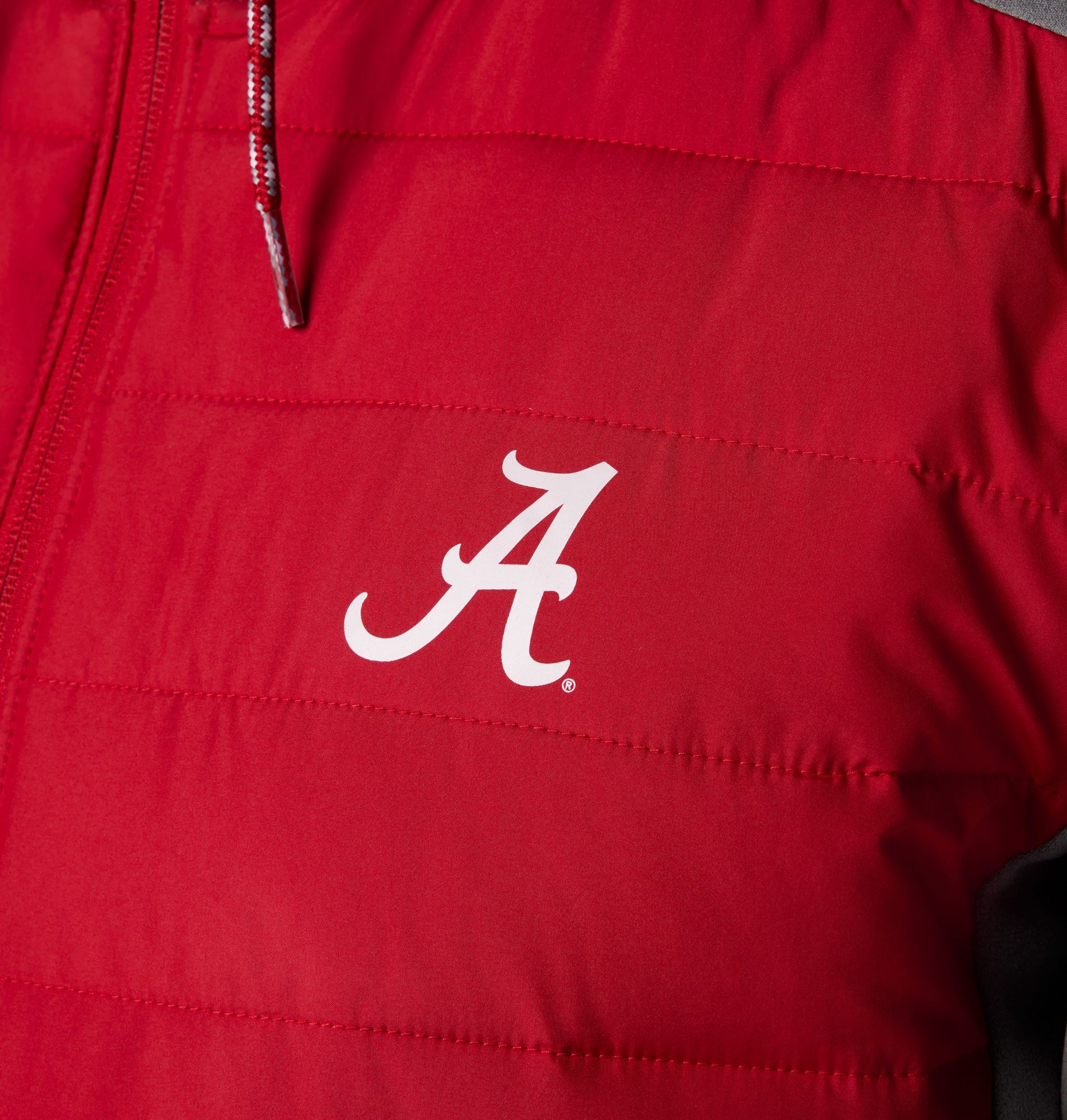 Columbia Men's Alabama Crimson Tide City Grey Hybrid Full-Zip Jacket product image