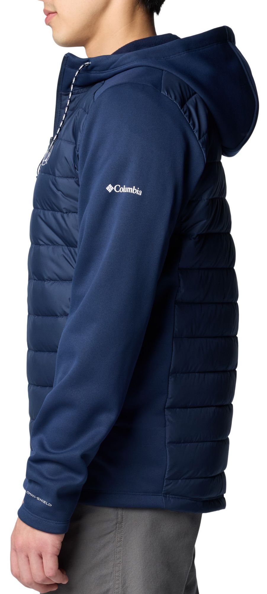 Columbia Men's Penn State Nittany Lions Collegiate Navy Hybrid Full-Zip Jacket product image