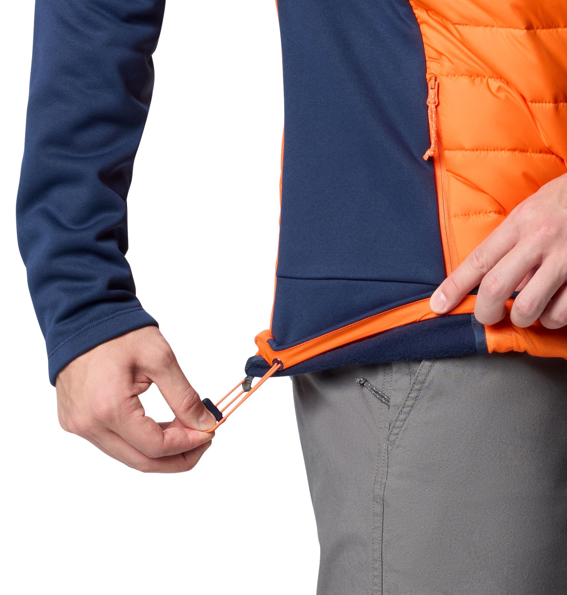 Columbia Men's Florida Gators Collegiate Navy Hybrid Full-Zip Jacket product image