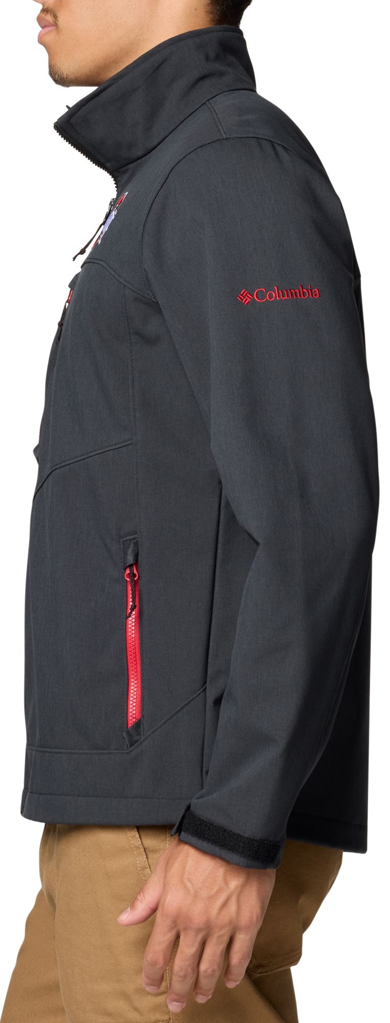 Columbia Men's Ohio State Buckeyes Black Ascender III Full-Zip Jacket product image