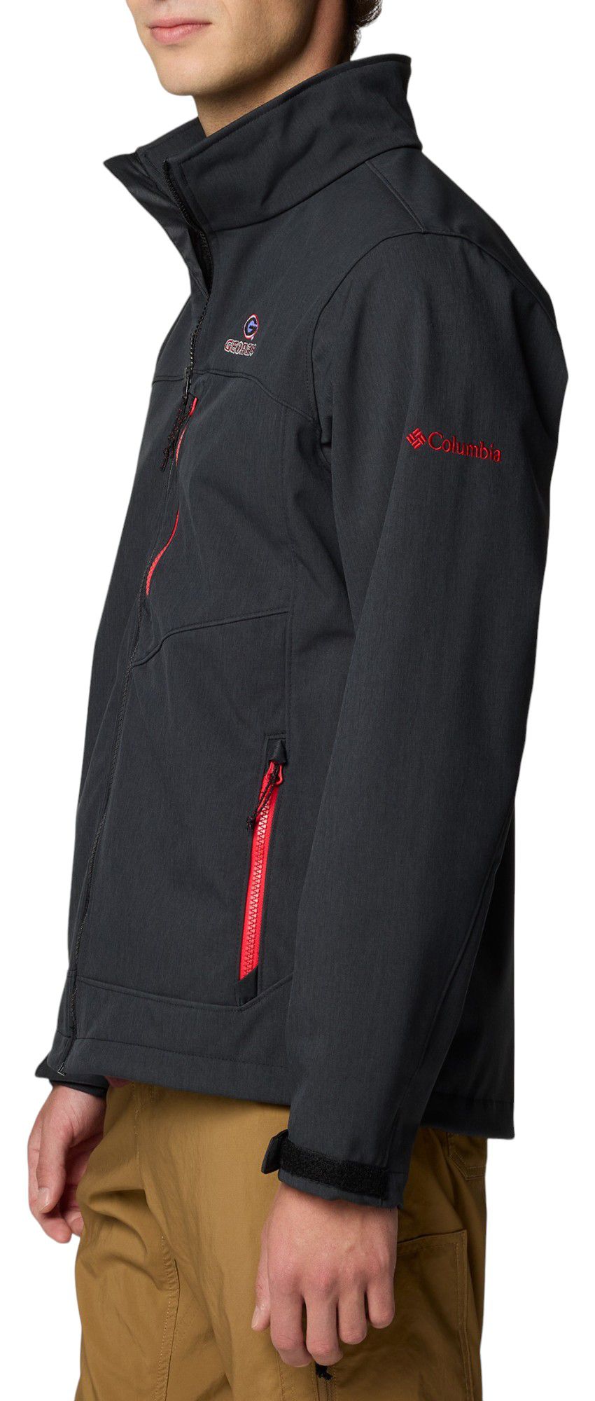 Columbia Men's Georgia Bulldogs Black Ascender III Full-Zip Jacket product image