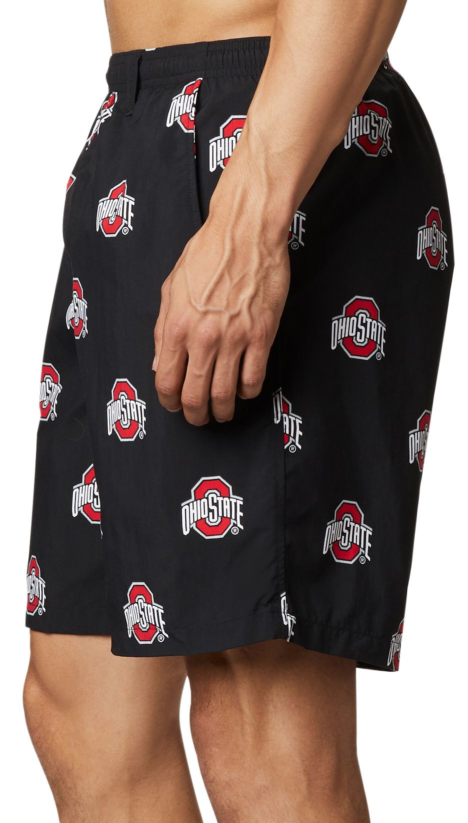 Columbia Men's Ohio State Buckeyes Black Backcast III Printed Performance Shorts product image