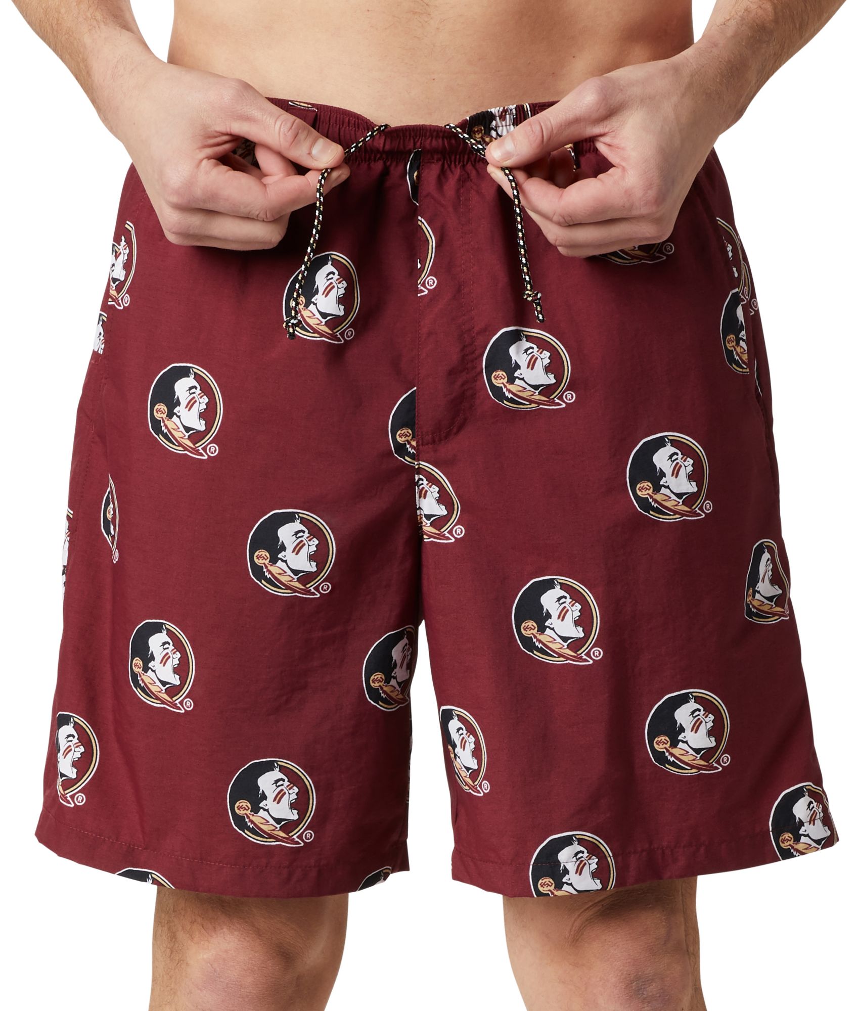 Columbia Men's Florida State Seminoles Cabernet Backcast III Printed Performance Shorts product image