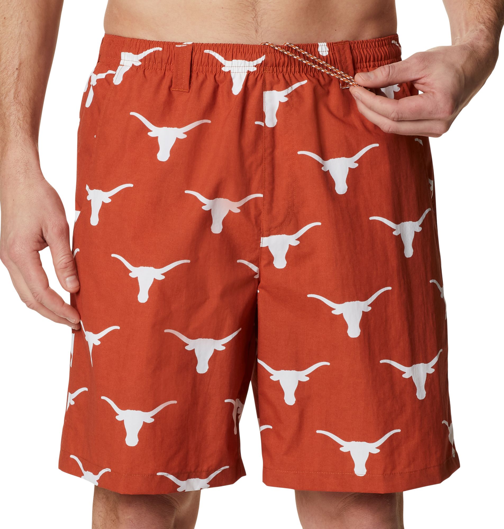Columbia Men's Texas Longhorns Cedar Backcast III Printed Performance Shorts product image