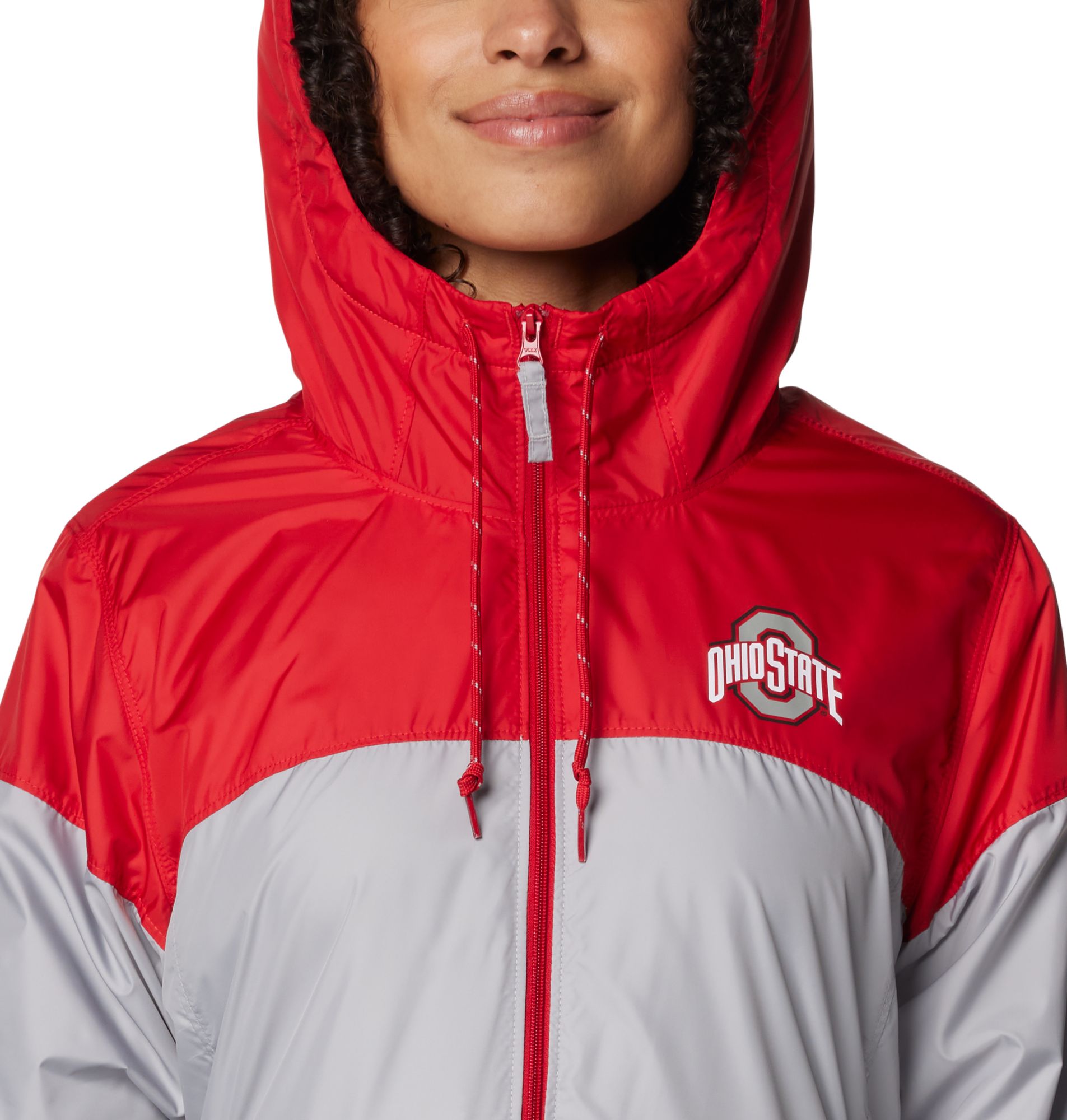 Columbia Women's Ohio State Buckeyes Red/Grey Flash Forward Lined Jacket product image
