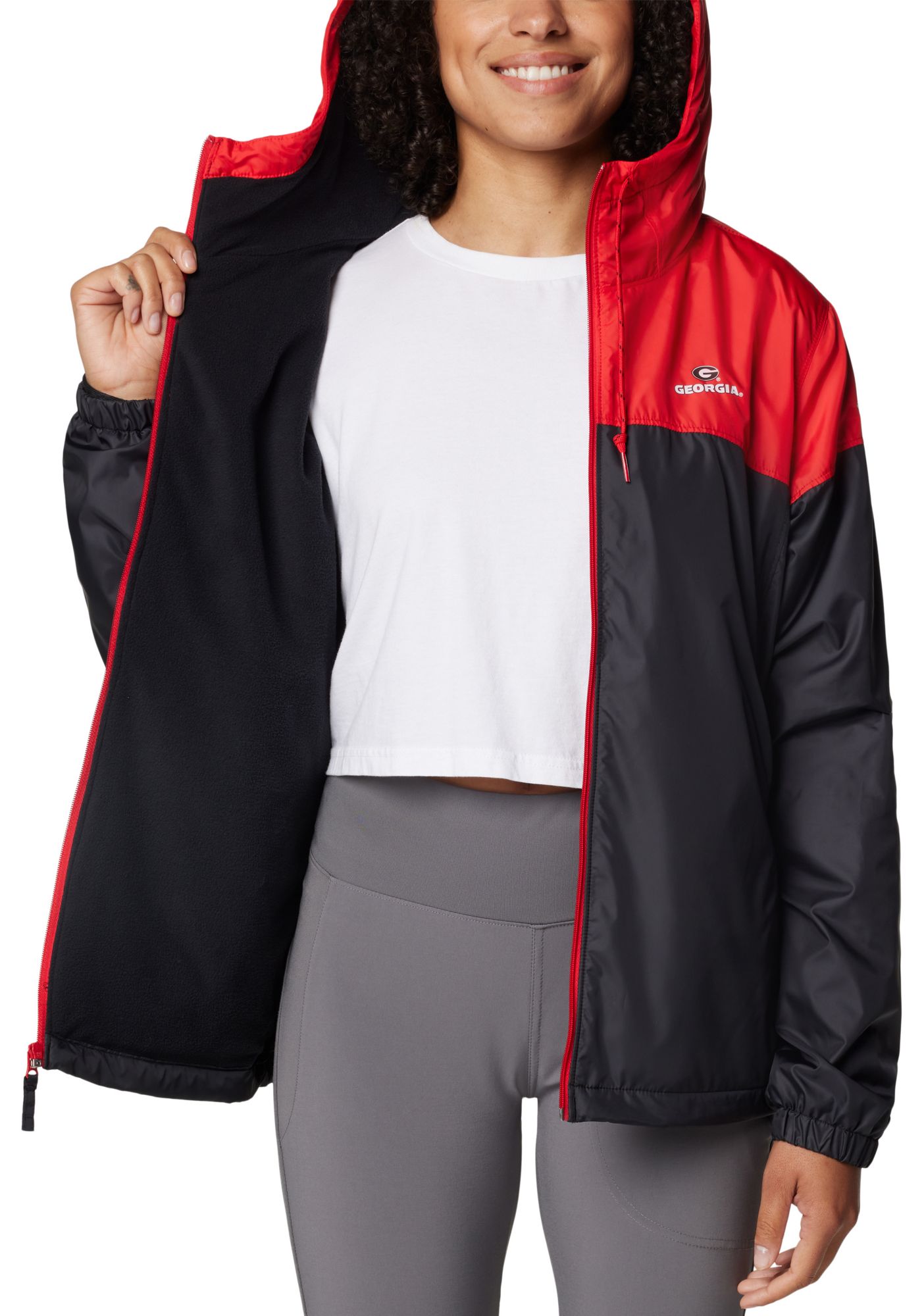 Columbia Women's Georgia Bulldogs Red/Black Flash Forward Lined Jacket product image