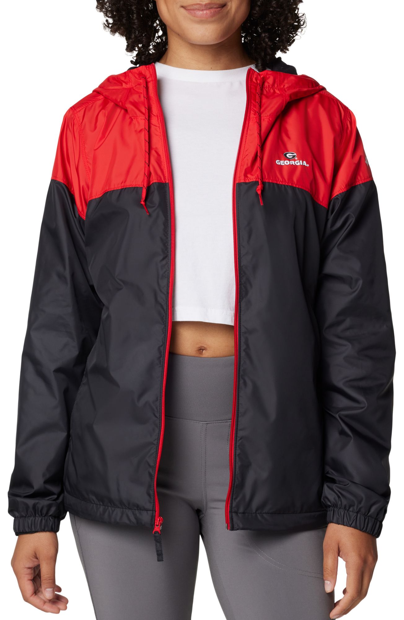 Columbia Women's Georgia Bulldogs Red/Black Flash Forward Lined Jacket product image