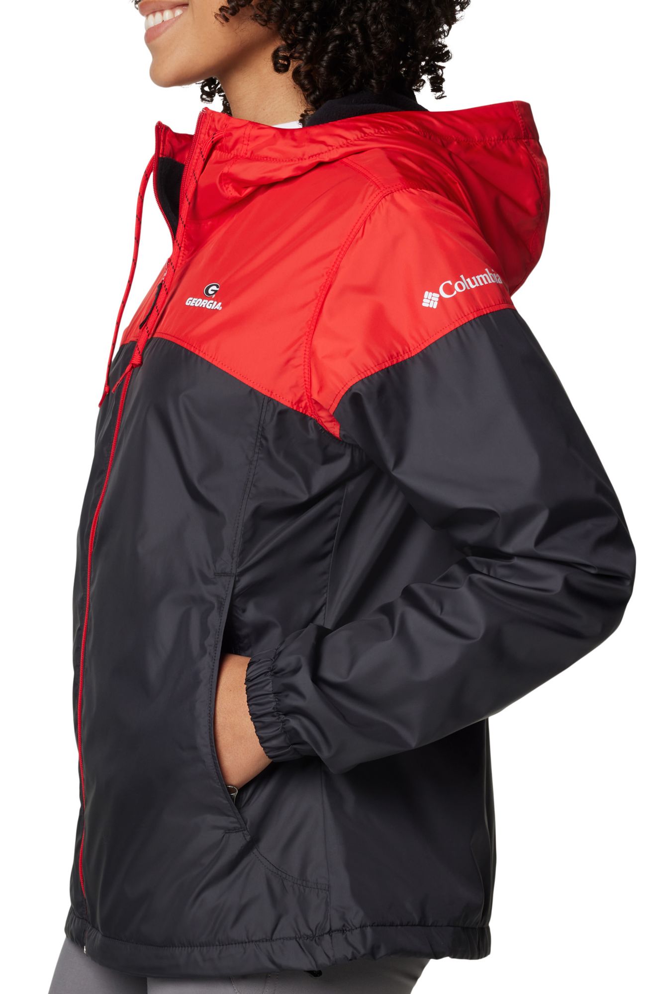 Columbia Women's Georgia Bulldogs Red/Black Flash Forward Lined Jacket product image