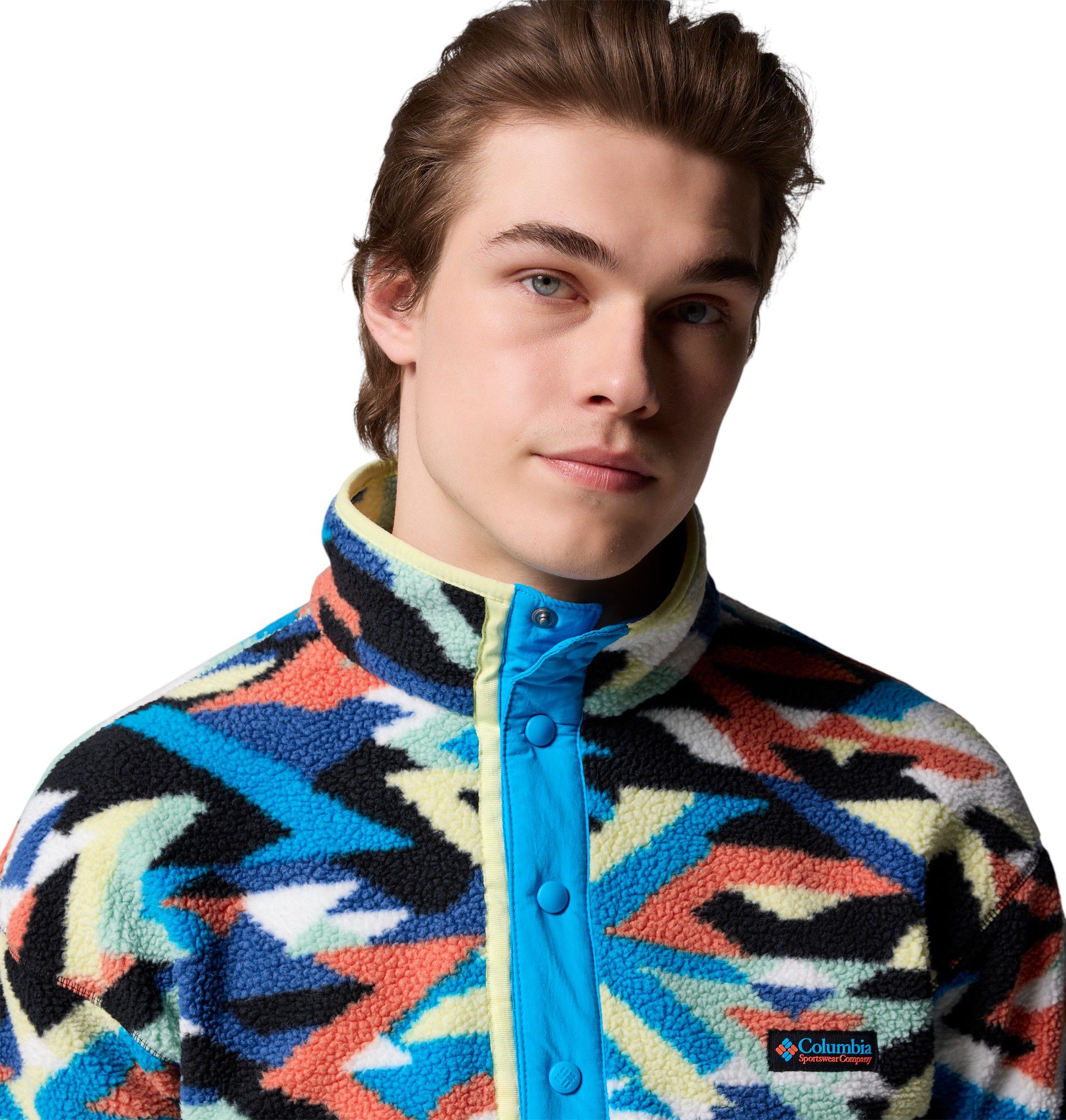 Columbia Men's Helvetia II Half Snap Printed Fleece Pullover product image