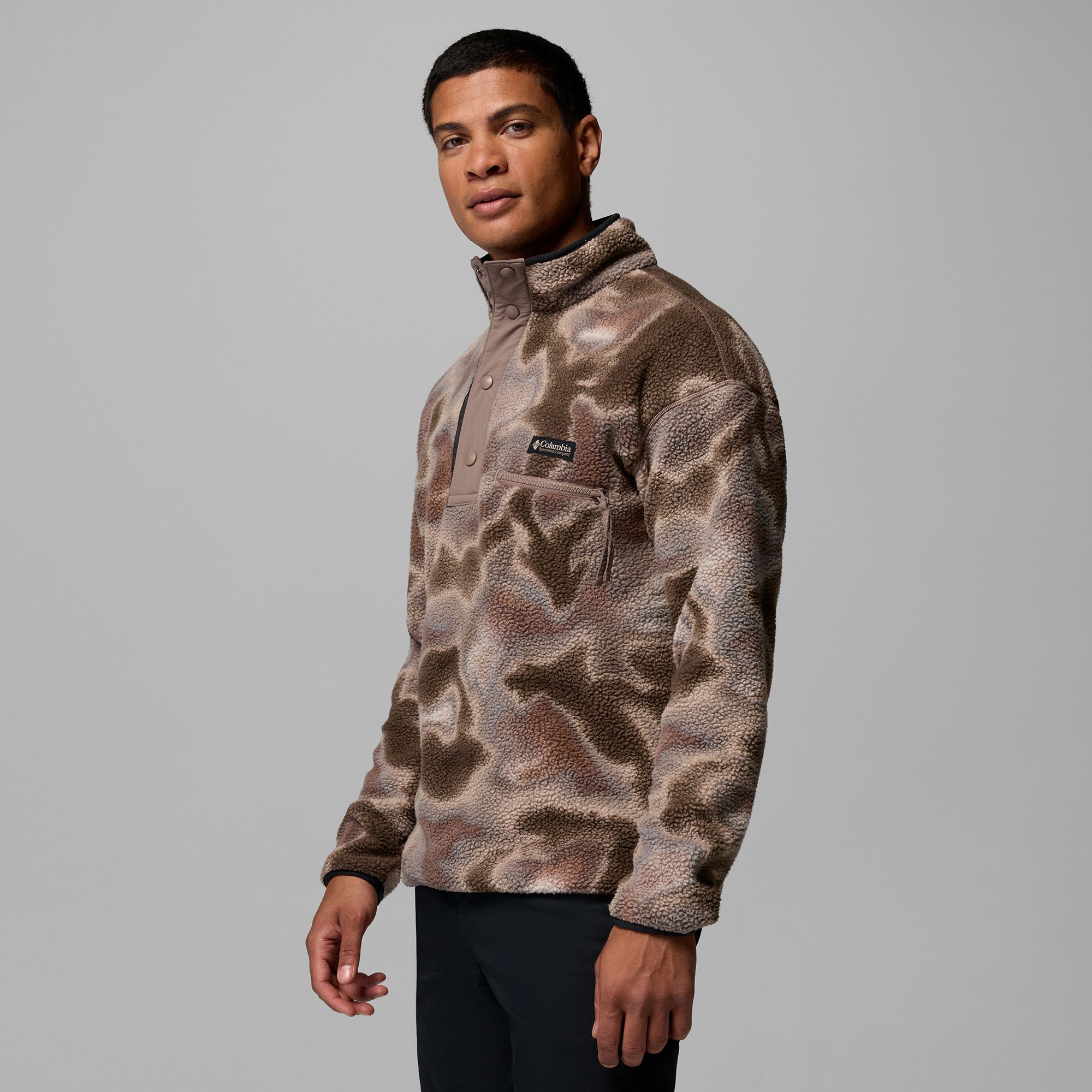 Columbia Men's Helvetia II Half Snap Printed Fleece Pullover product image