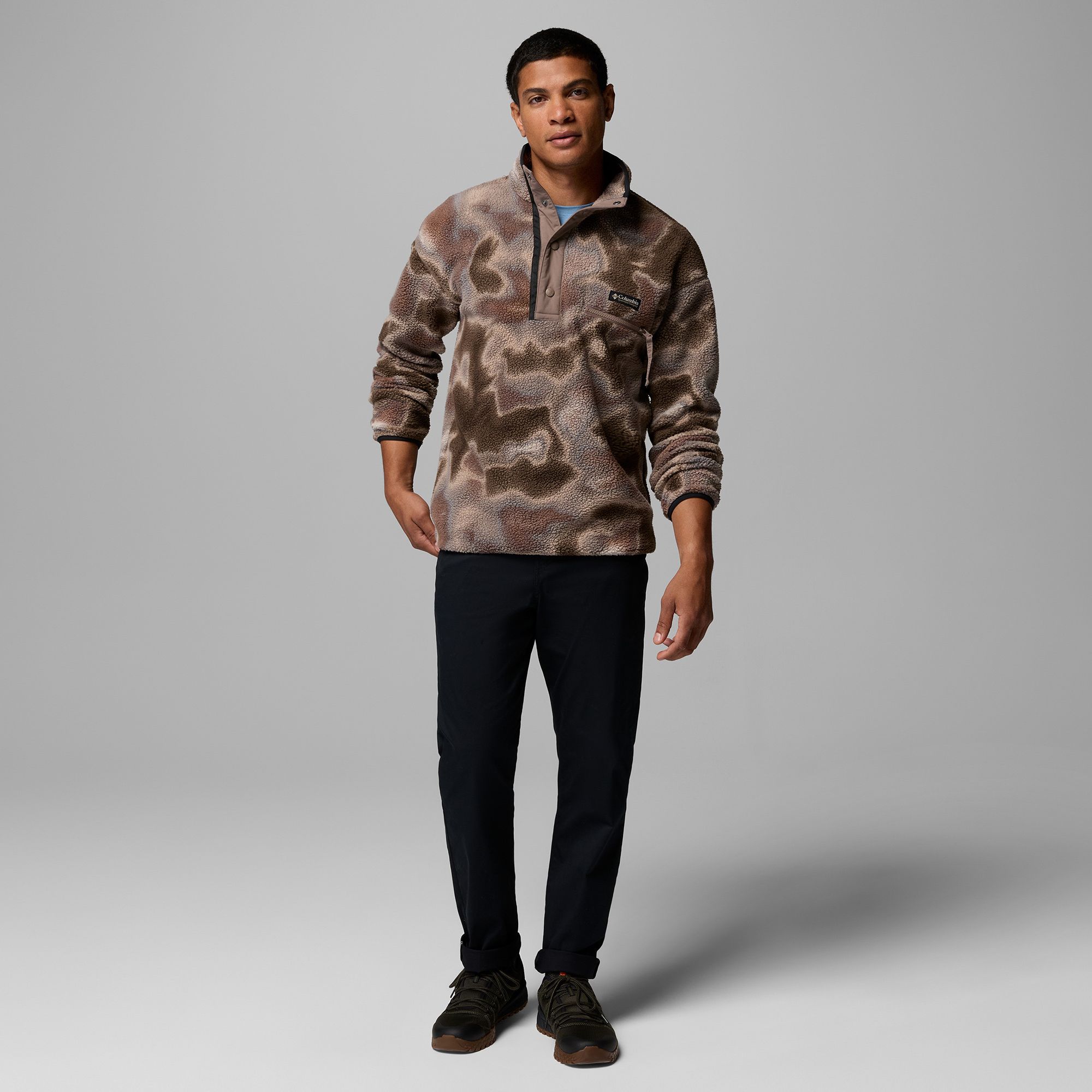 Columbia Men's Helvetia II Half Snap Printed Fleece Pullover product image