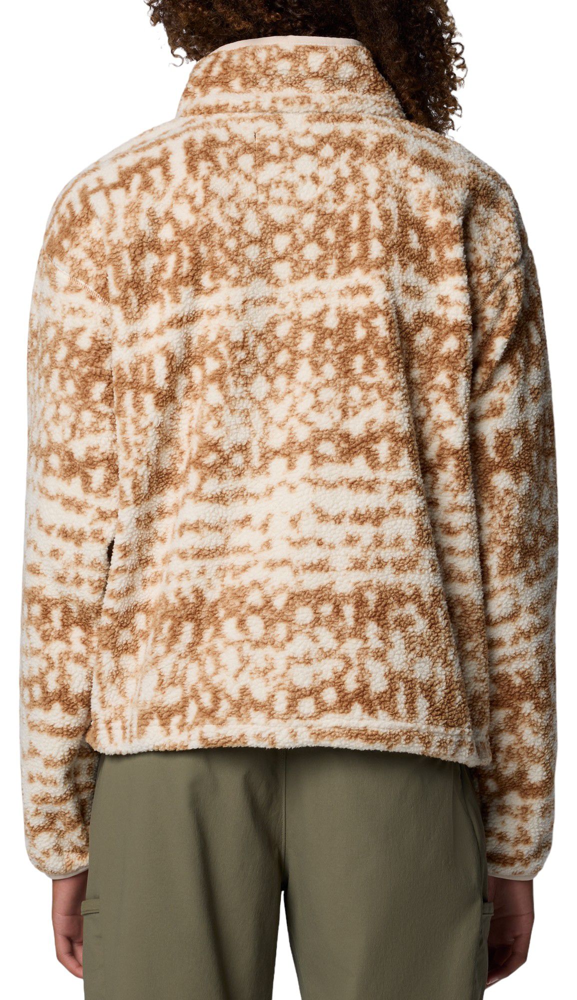 Columbia Women's Helvetia II Printed Cropped Half Snap Fleece Pullover product image