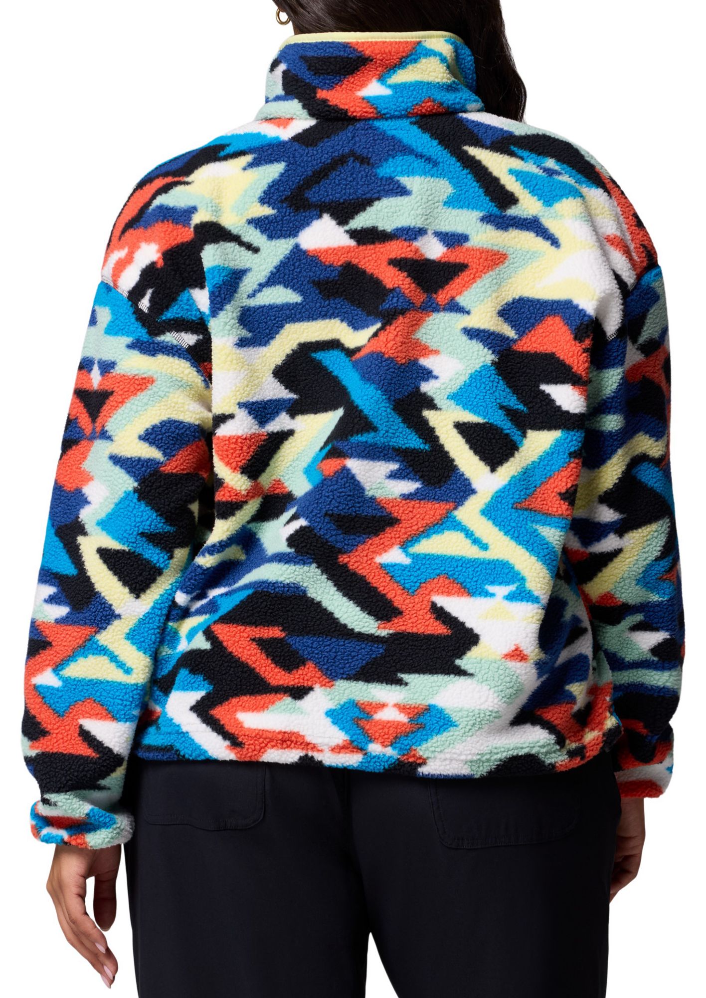 Columbia Women's Helvetia II Printed Cropped Half Snap Fleece Pullover product image