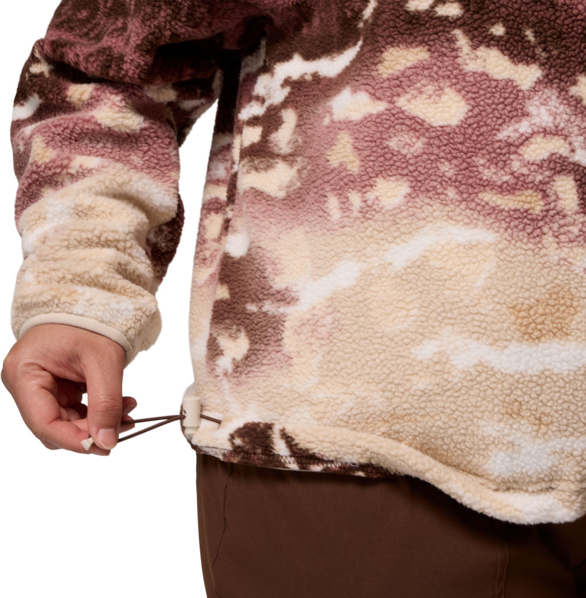 Columbia Women's Helvetia II Printed Cropped Half Snap Fleece Pullover product image