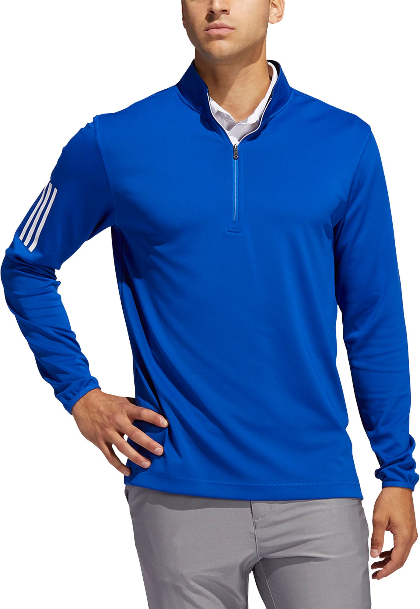 adidas half zip golf pullover mens