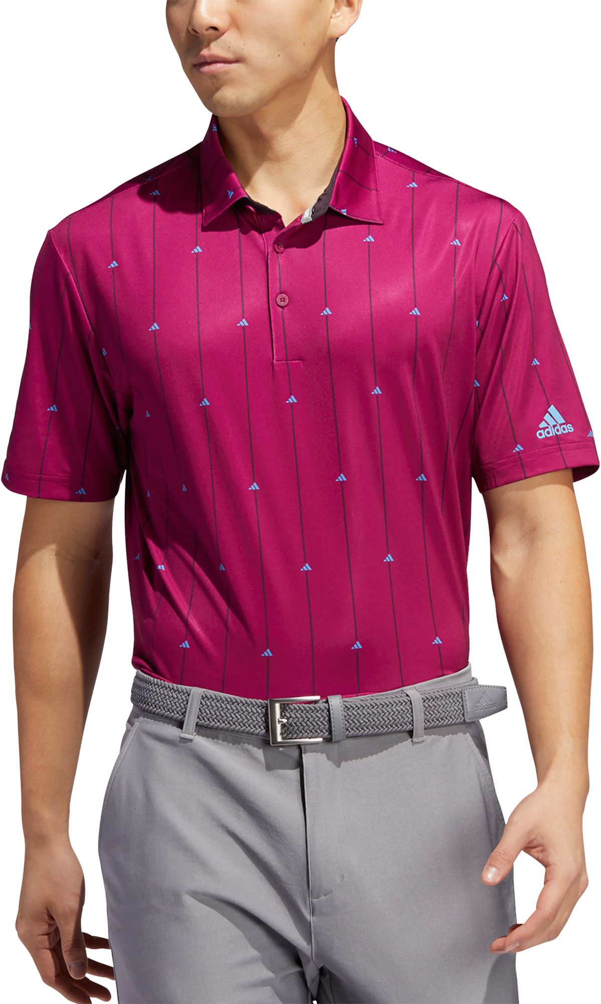 adidas men's ultimate365 logo golf polo