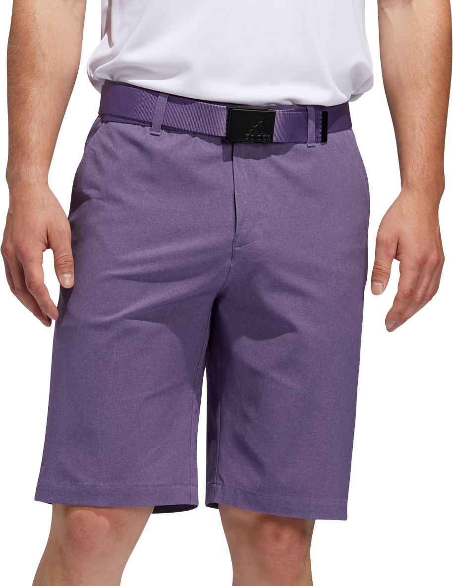 adidas purple golf shorts