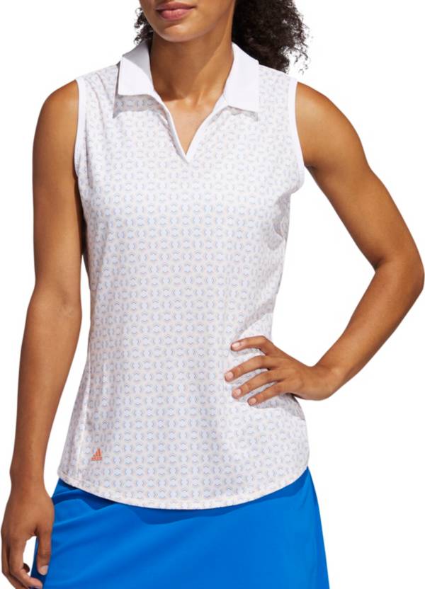 sleeveless golf polo women's