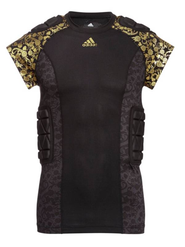 adidas Adult Techfit Printed Padded Football Shirt